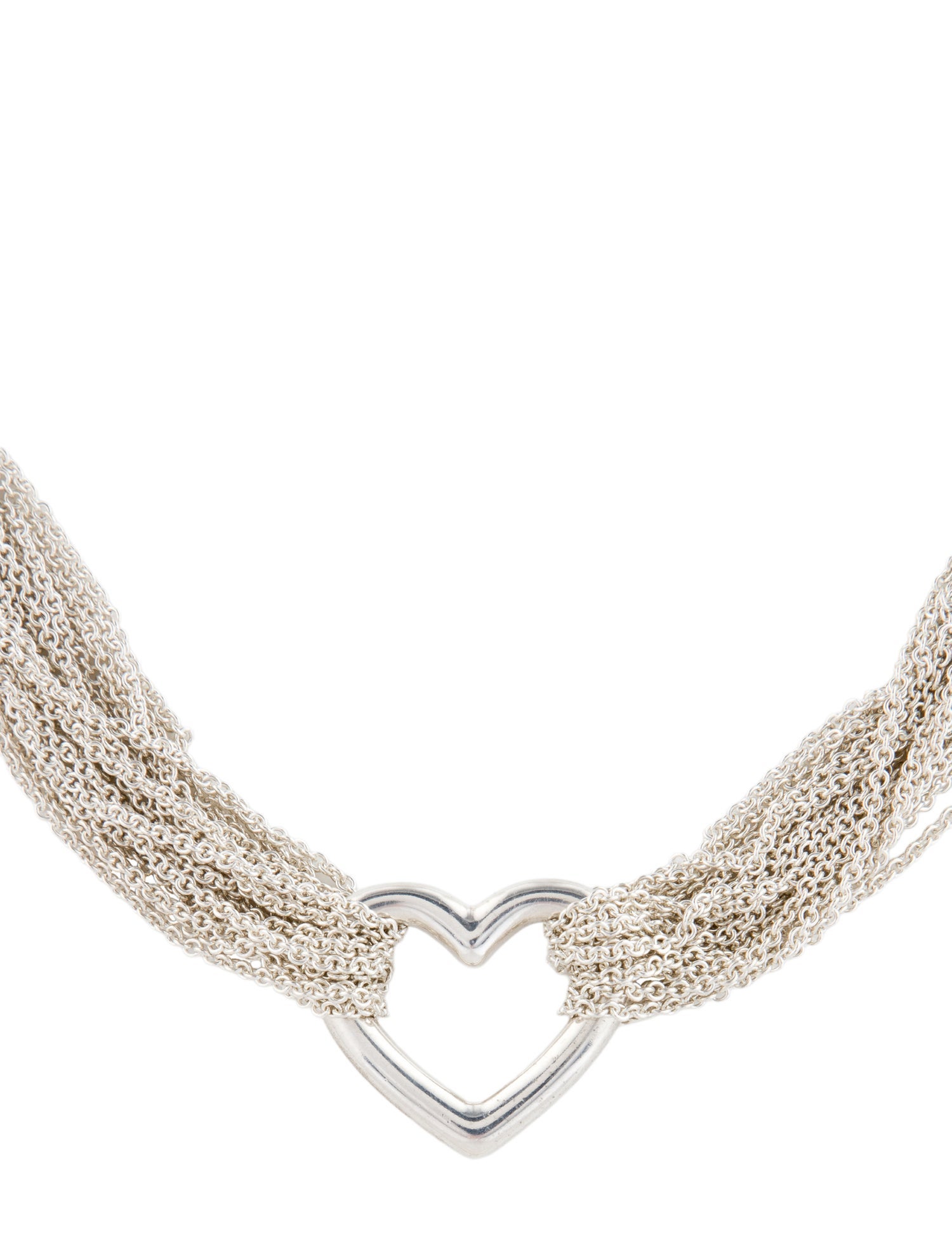 Tiffany & Co. Heart Mutlistrand Toggle Necklace