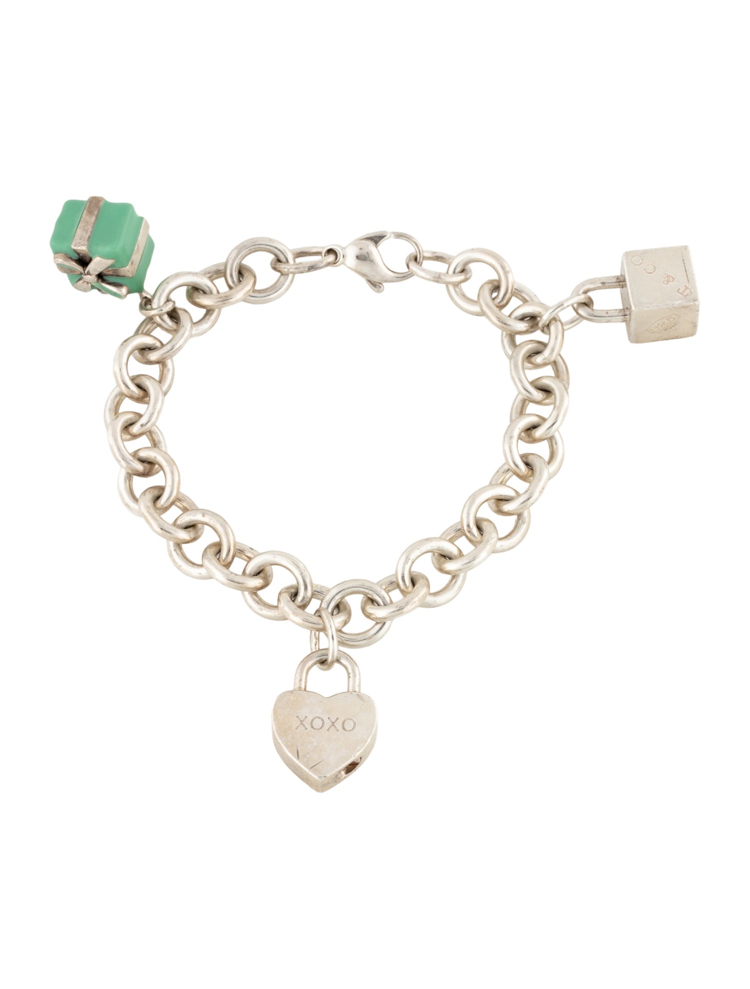 Tiffany & Co. Enamel Multi-Charm Bracelet