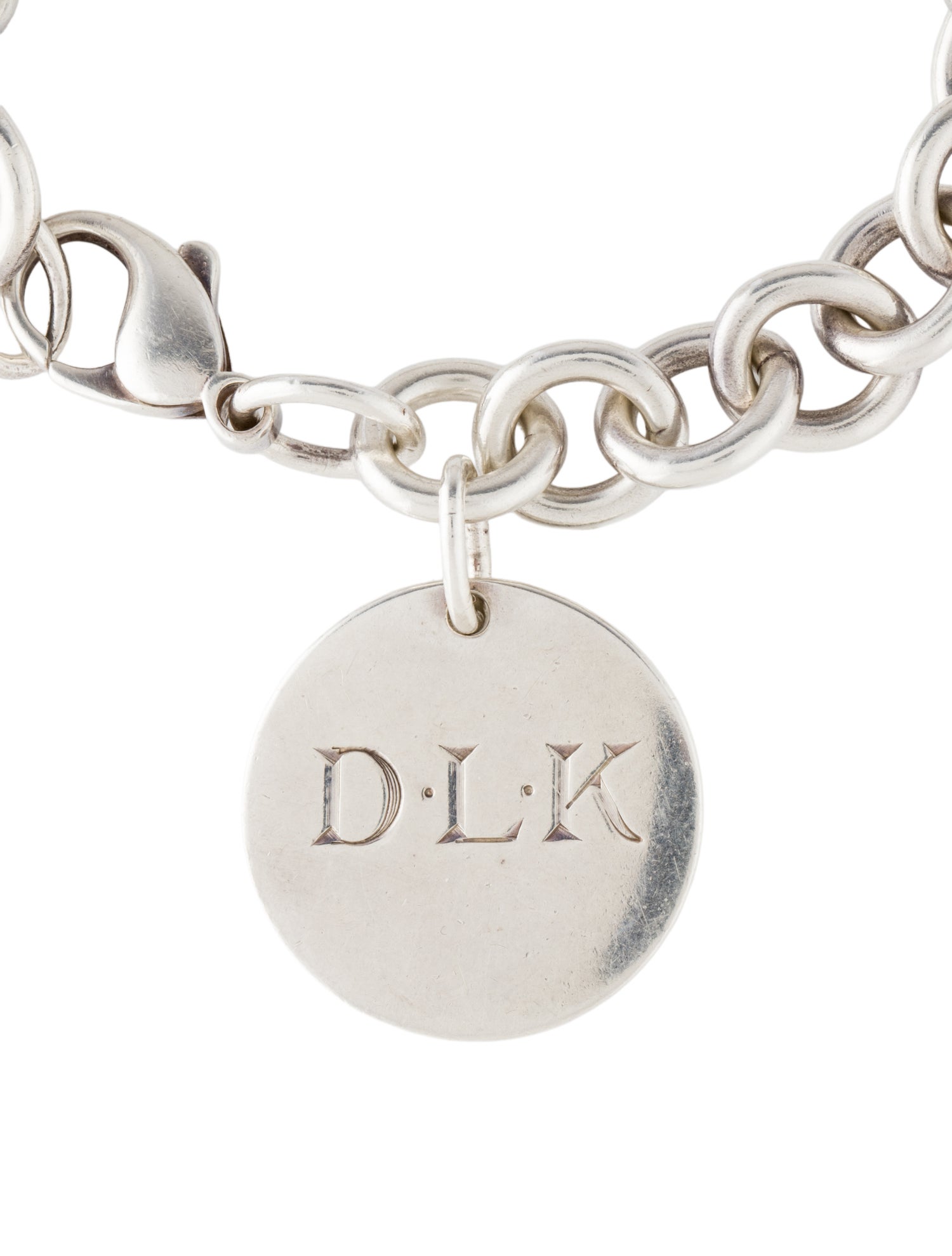 Tiffany & Co. Round Tag Charm Bracelet