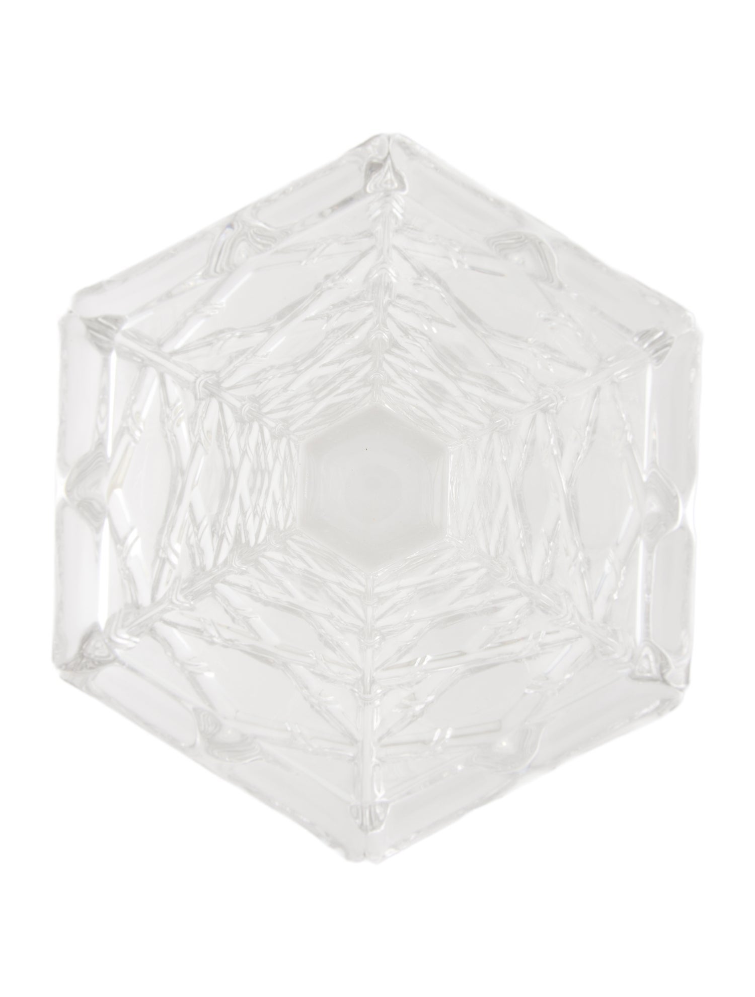 Tiffany & Co. Tall Crystal Bamboo Vase