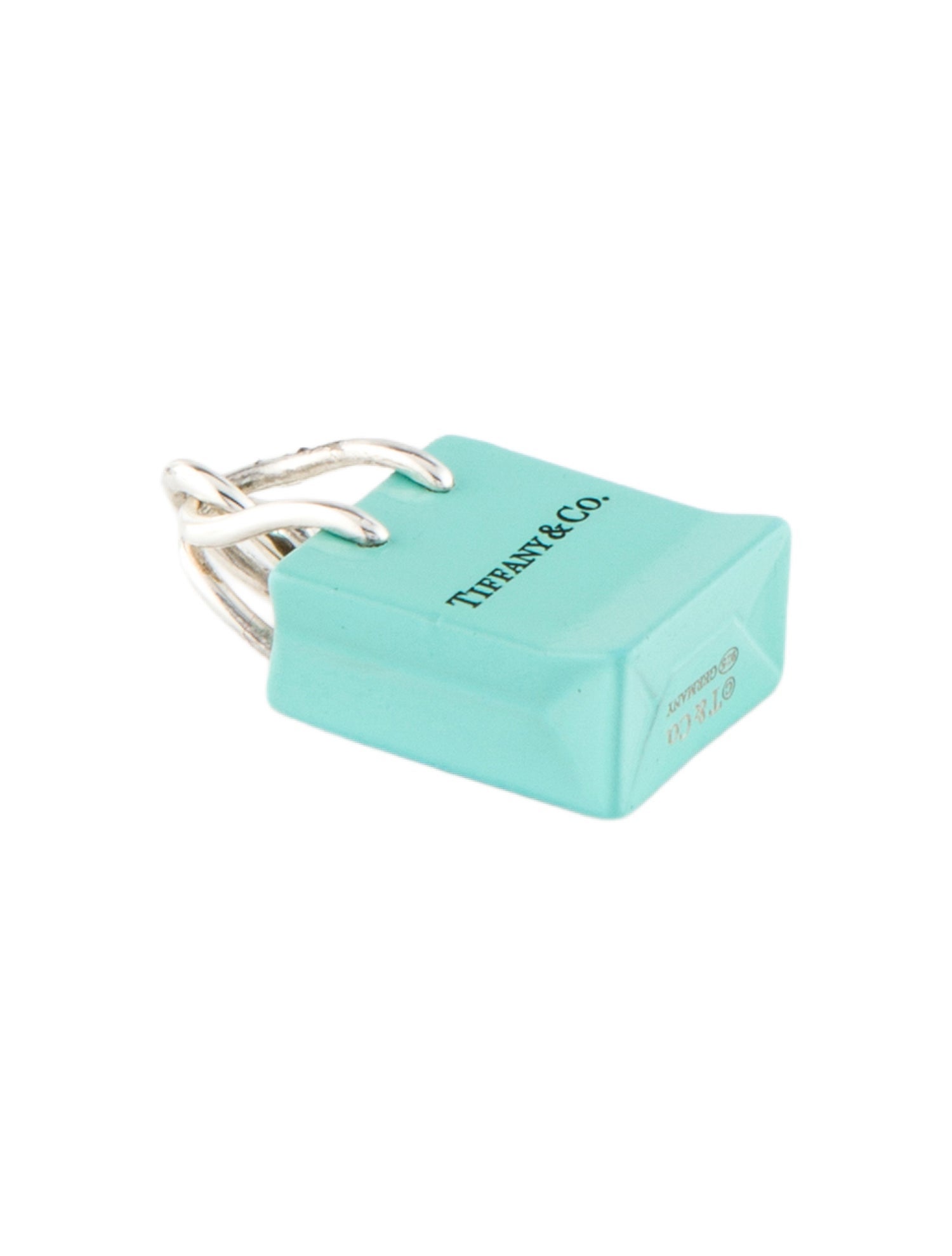 Tiffany & Co. Enamel Shopping Bag Charm