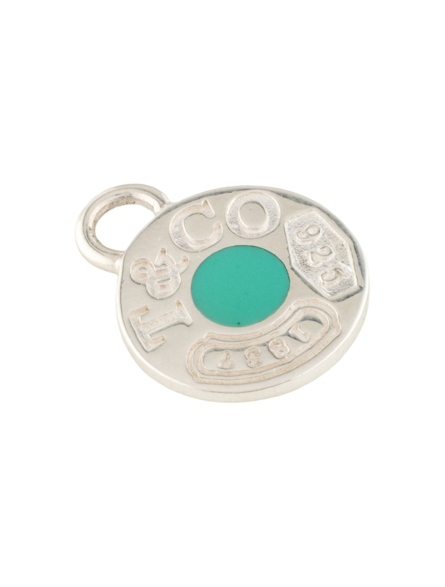 Tiffany & Co. Vintage Enamel 1837 Round Charm