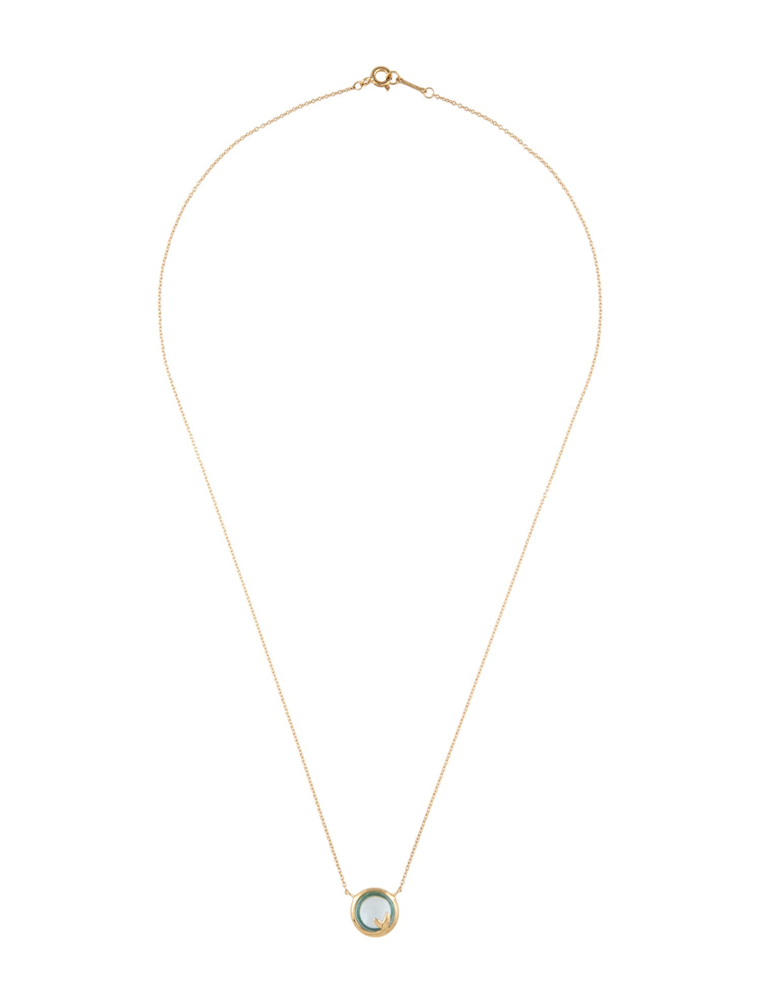 Tiffany & Co. 18K Topaz Station Necklace