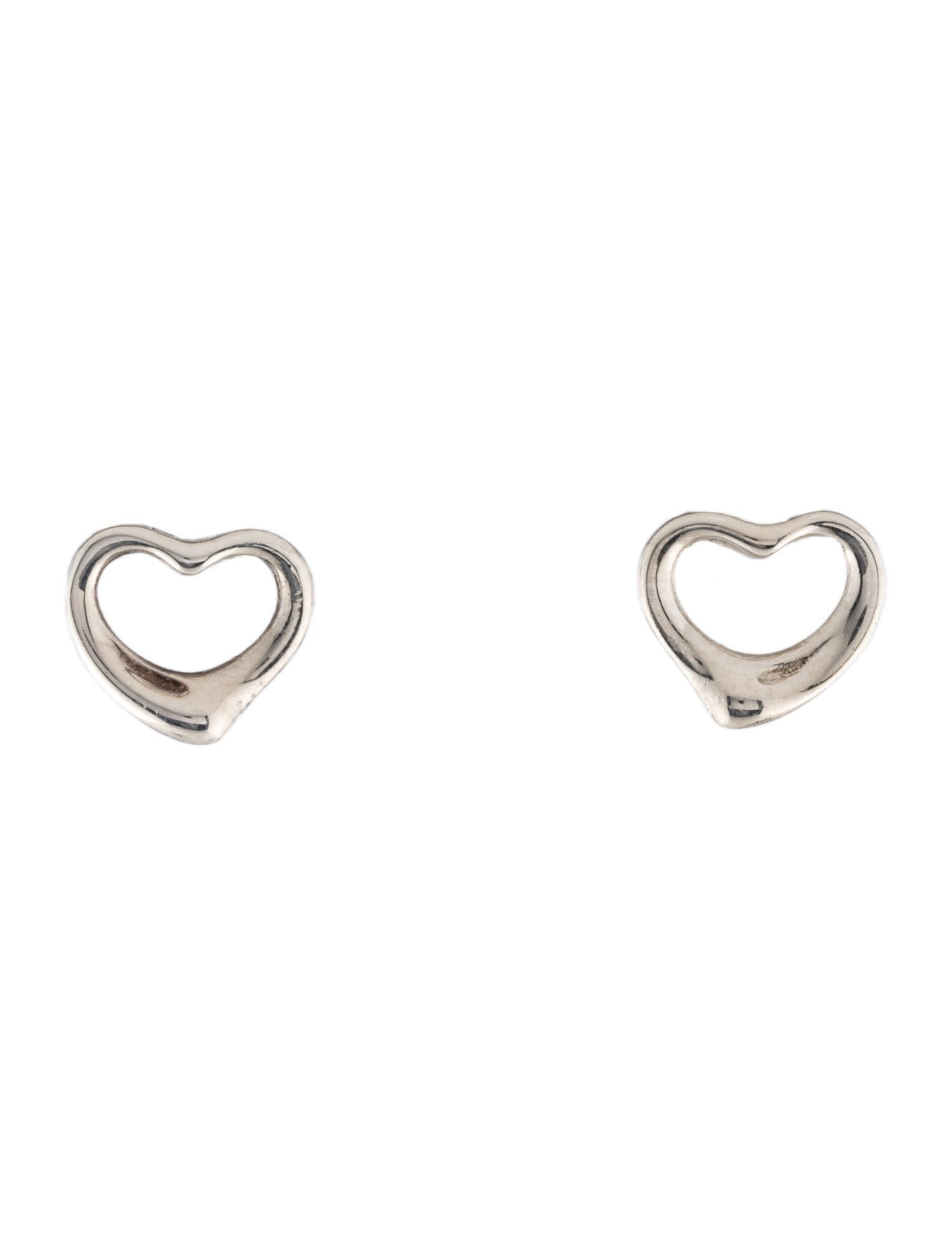 Tiffany & Co. Open Heart Stud Earrings
