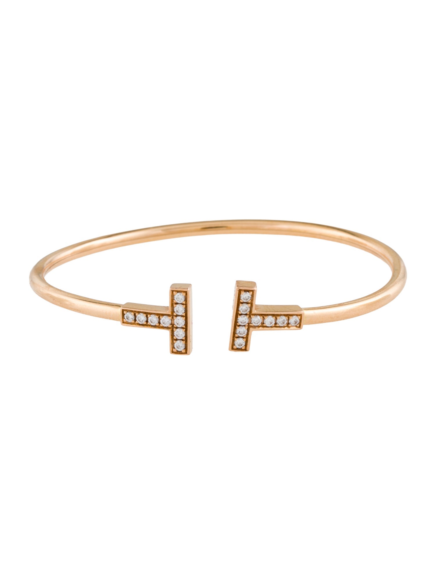Tiffany & Co. 18K Diamond Wire Bracelet