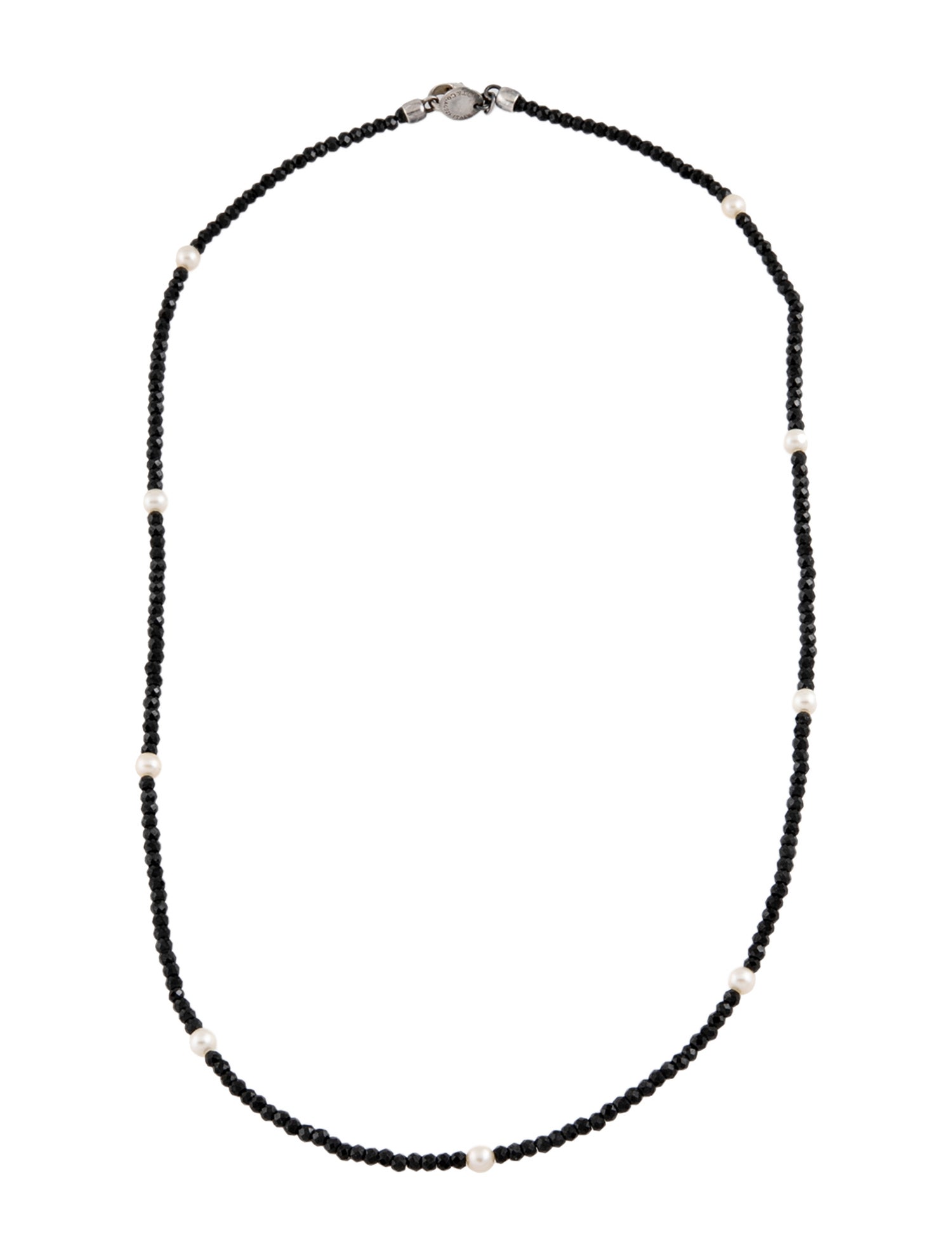 Tiffany & Co. Pearl & Spinel Ziegfeld Bead Strand Necklace