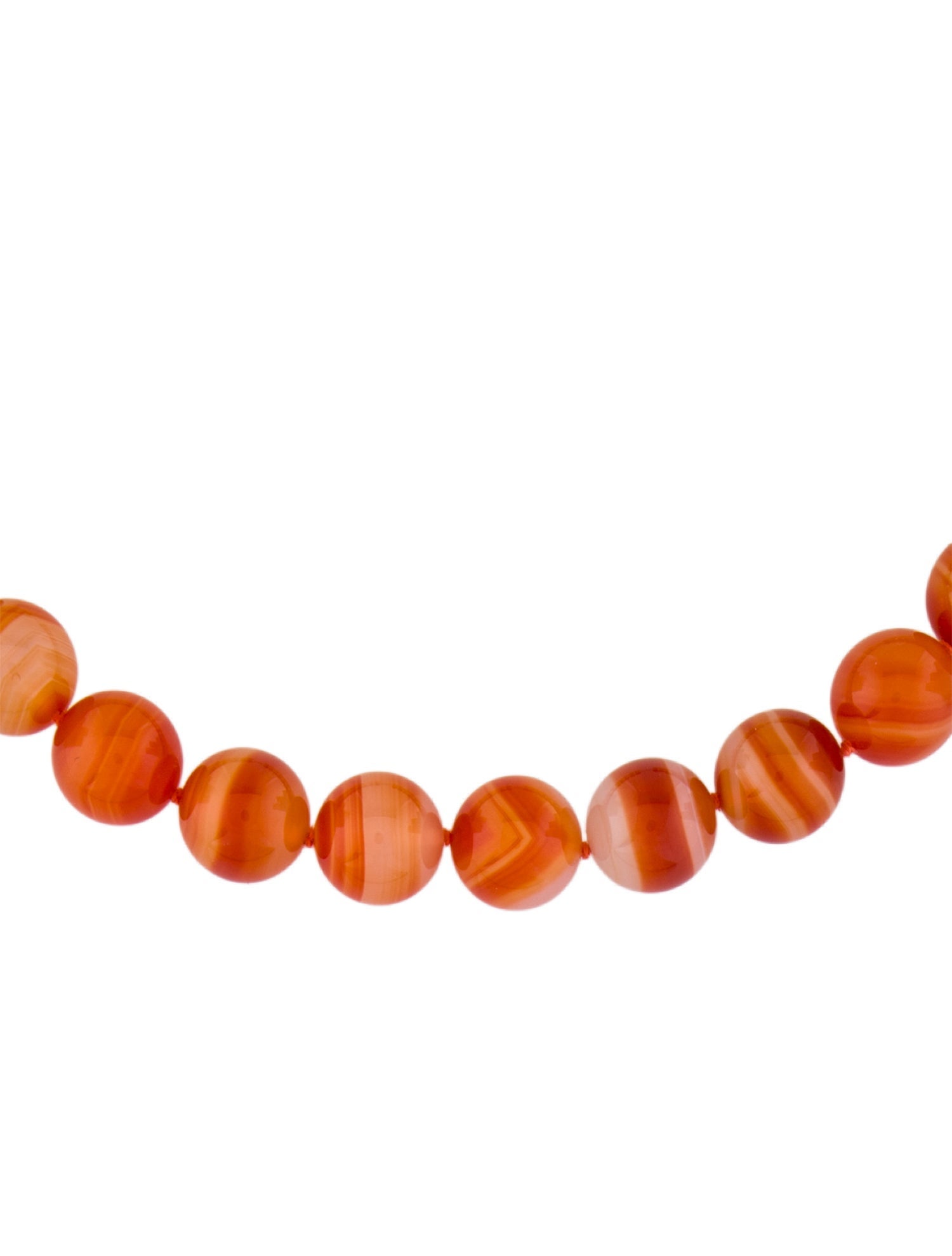 Tiffany & Co. Carnelian Bead Strand