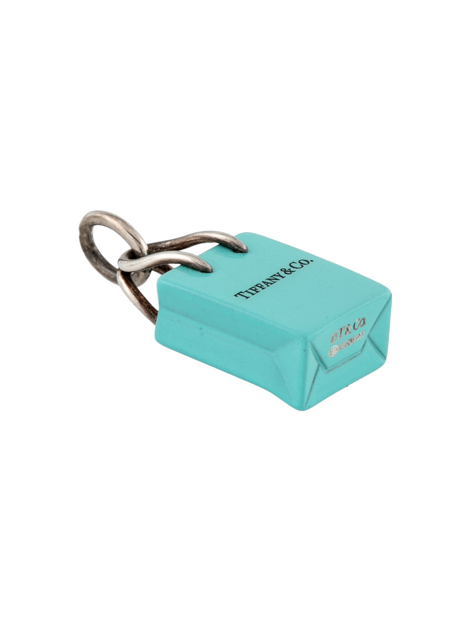 Tiffany & Co. Enamel Shopping Bag Charm