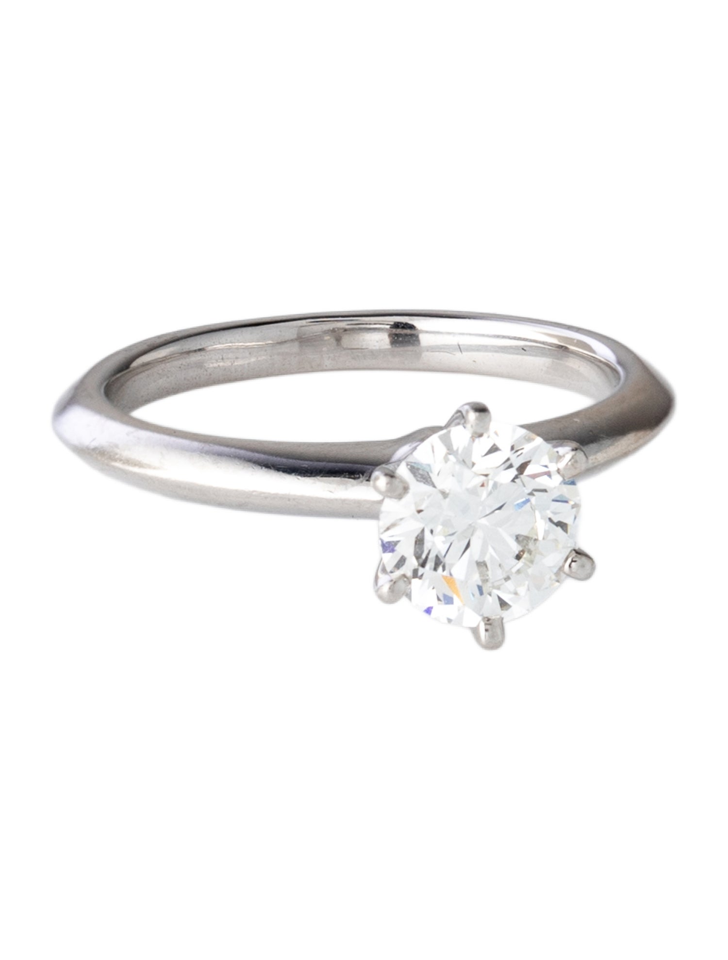 Tiffany & Co. Platinum Diamond Engagement Ring