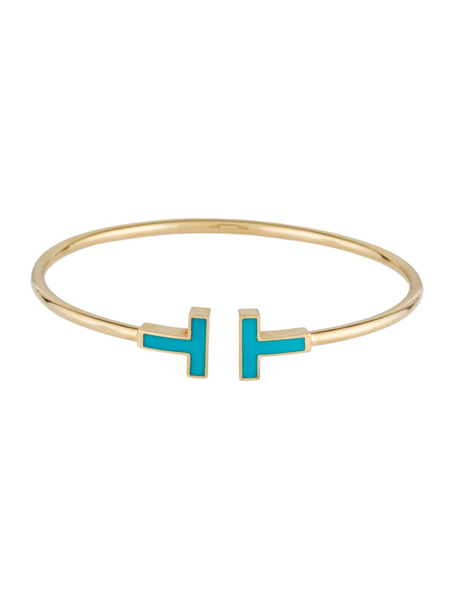 Tiffany & Co. 18K Turquoise Wire Bracelet
