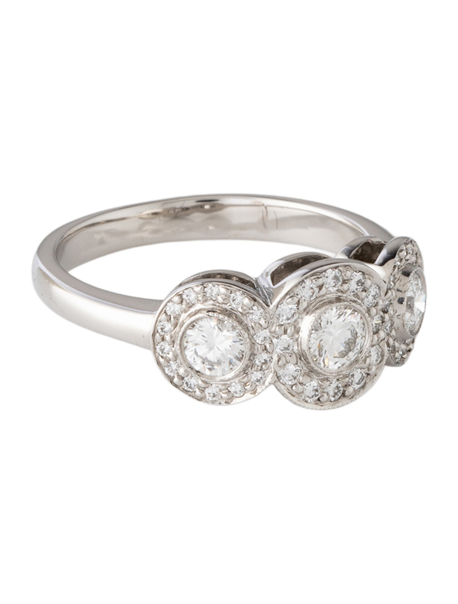 Tiffany & Co. Platinum Diamond Circlet Cocktail Ring
