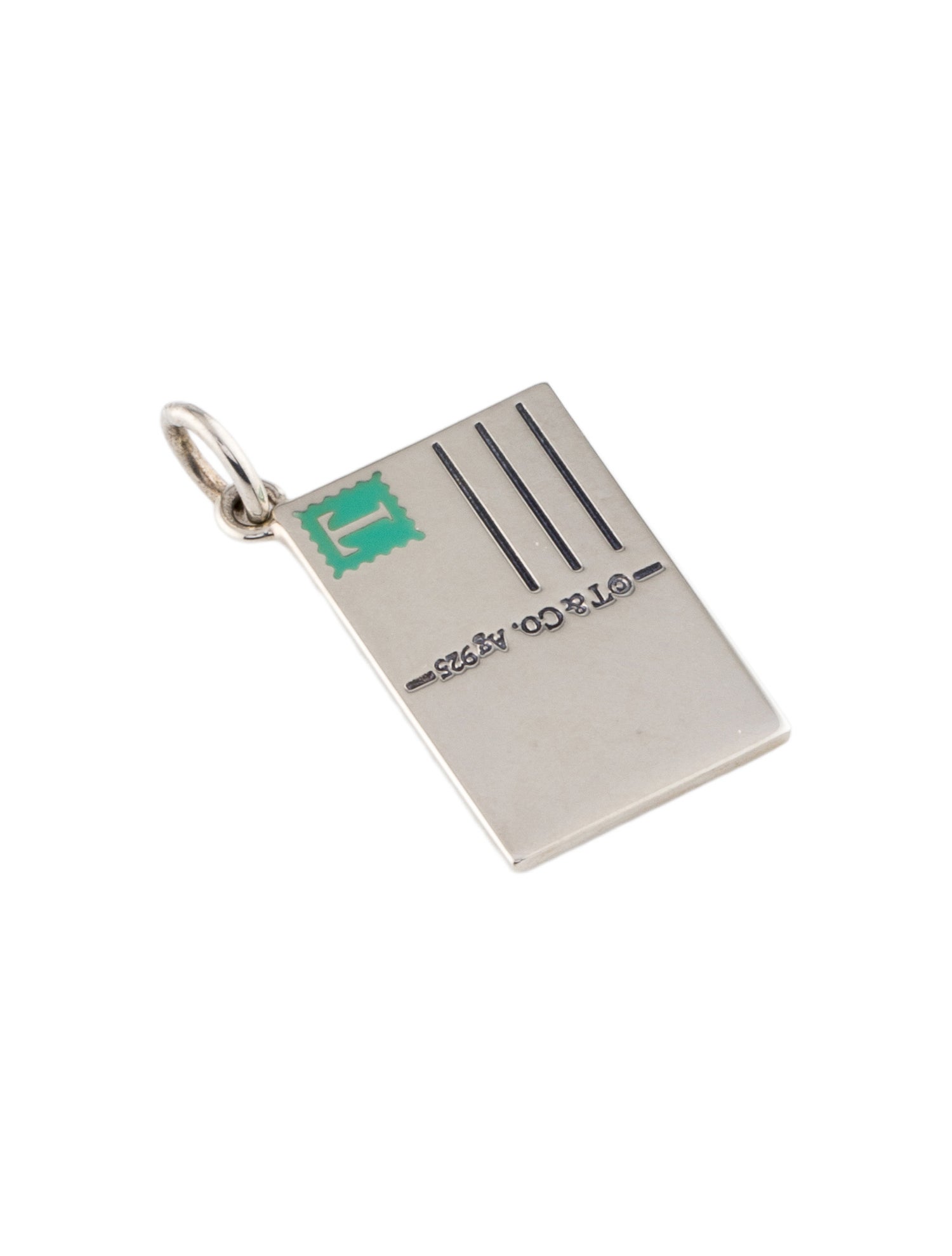 Tiffany & Co. Enamel 'Greetings from Tokyo' Postcard Charm