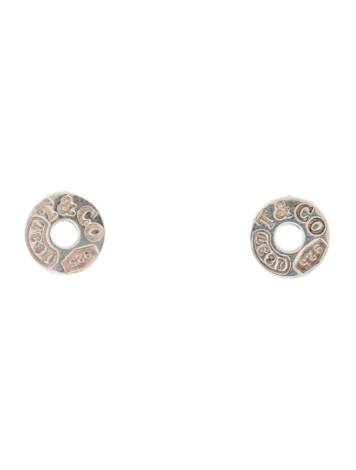 Tiffany & Co. 1837 Circle Stud Earrings