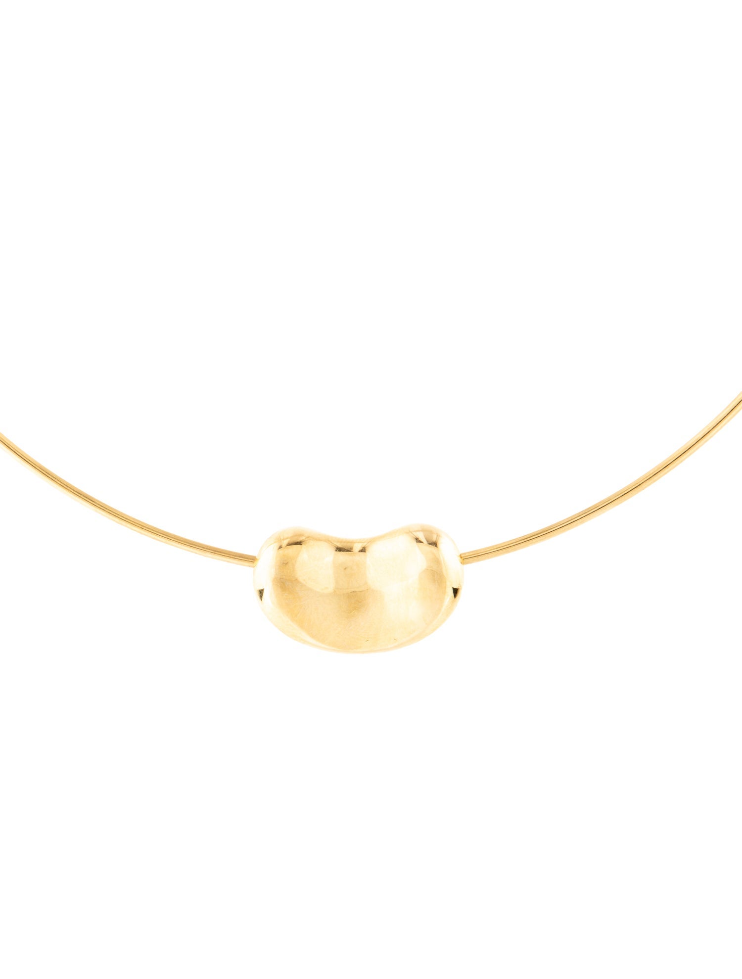 Tiffany & Co. 18K Bean® Design Wire Necklace