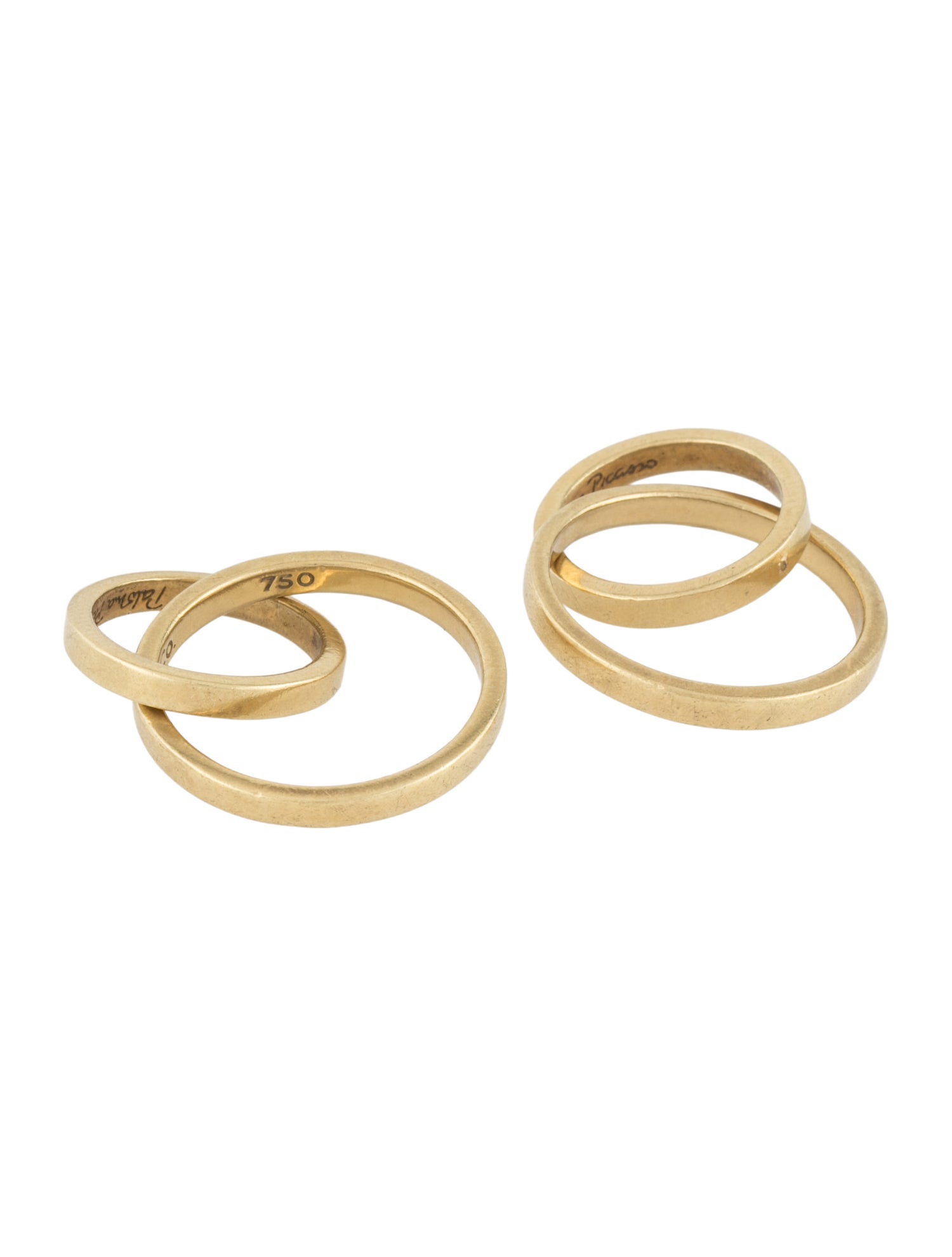 Tiffany & Co. 18K Interlocking Earring Enhancers