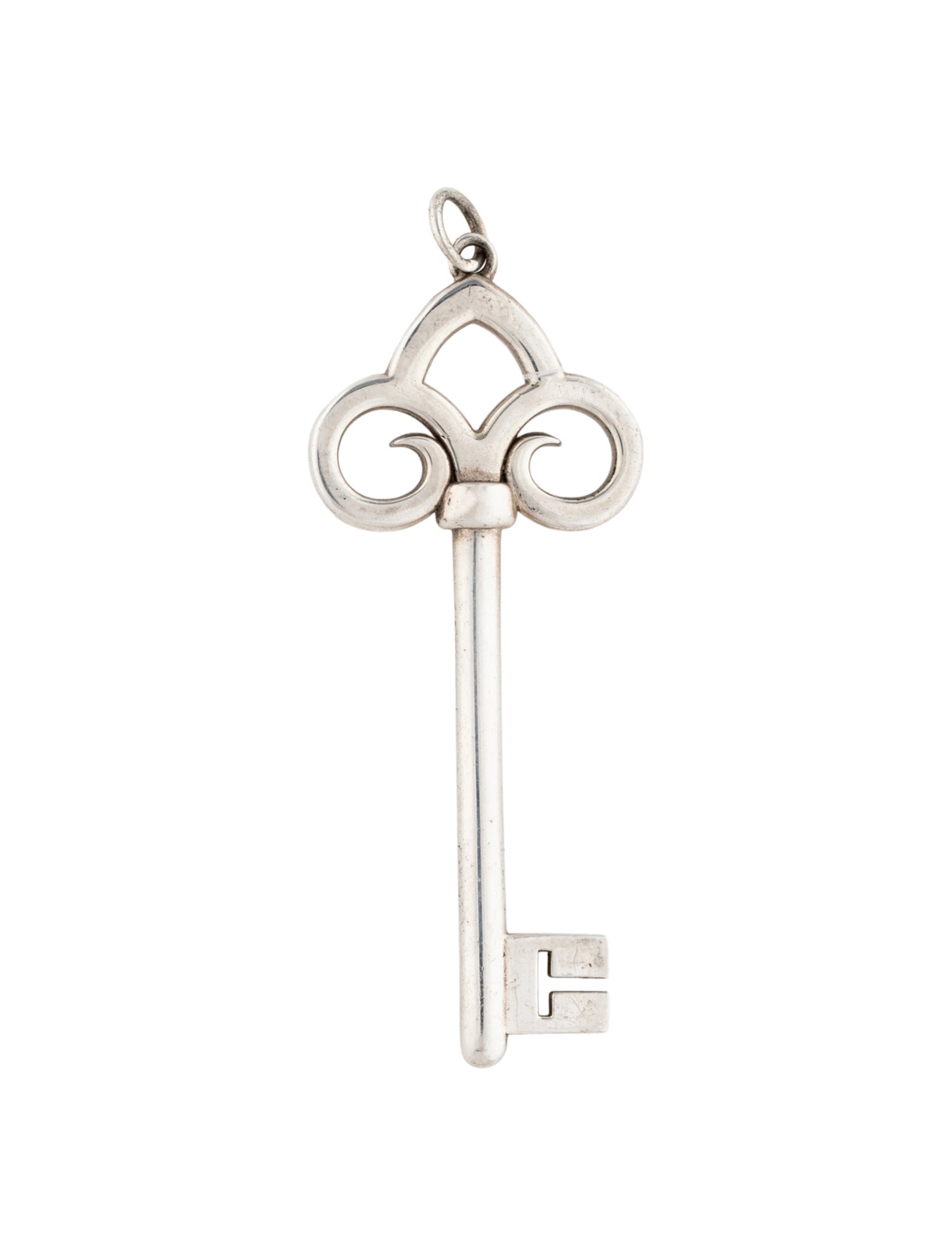 Tiffany & Co. Large Fleur de Lis Key Pendant