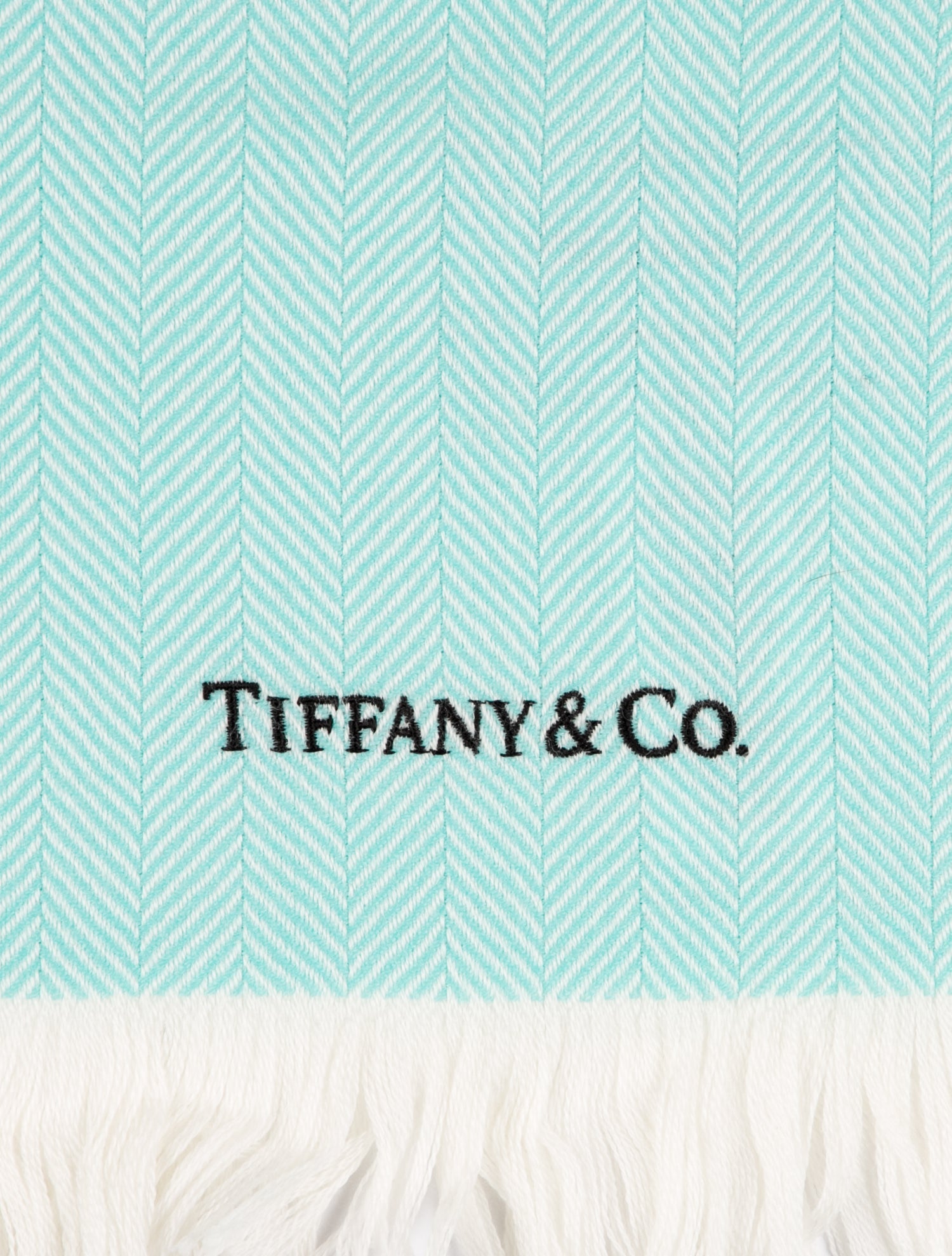 Tiffany & Co. Herringbone Throw Blanket