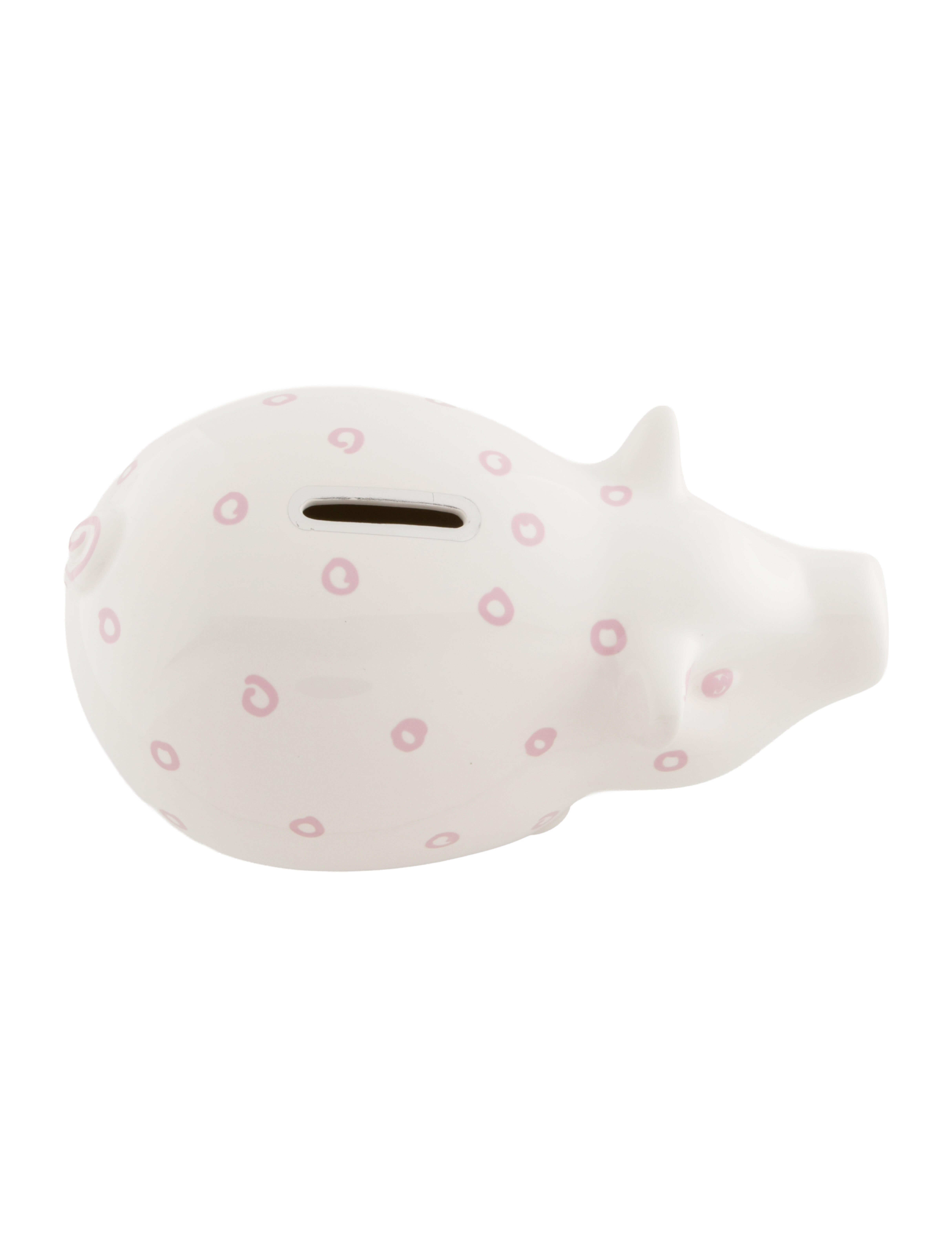 Tiffany & Co. Earthenware Dot Piggy Bank