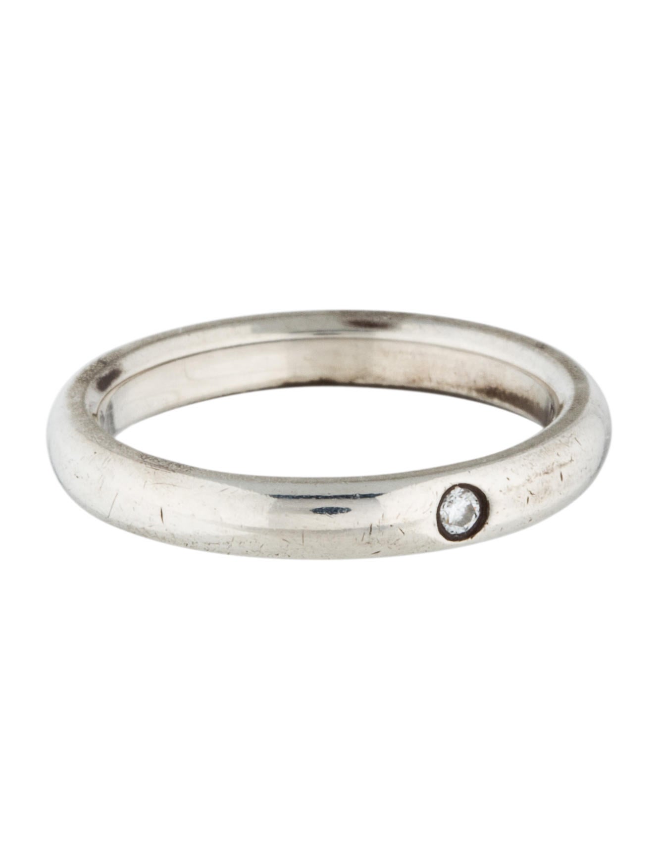 Tiffany & Co. Diamond Stacking Ring Rings TIF40061 The RealReal