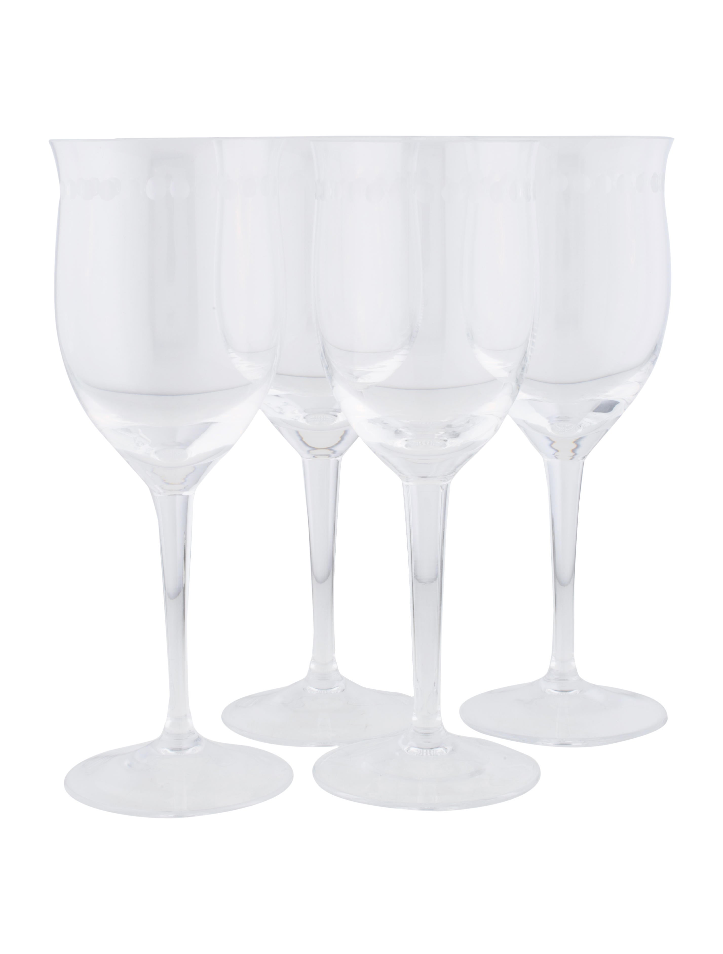 Tiffany & Co. Crystal Wine Glasses Tabletop & Kitchen TIF41437 The RealReal