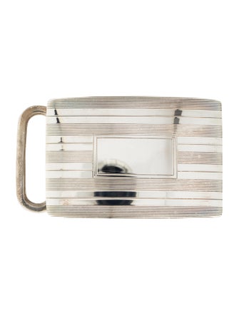 Tiffany & Co. Engine-Turned Slide Belt Buckle