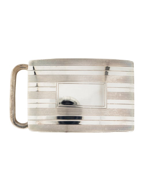 Tiffany & Co. Engine-Turned Slide Belt Buckle