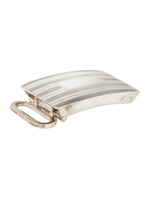 Tiffany & Co. Engine-Turned Slide Belt Buckle