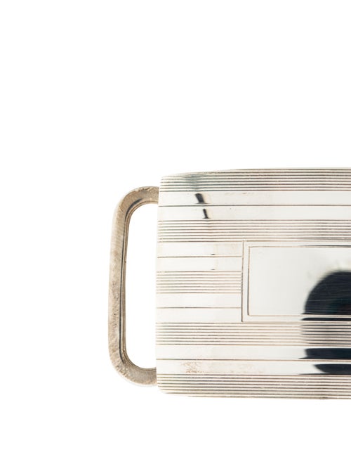 Tiffany & Co. Engine-Turned Slide Belt Buckle