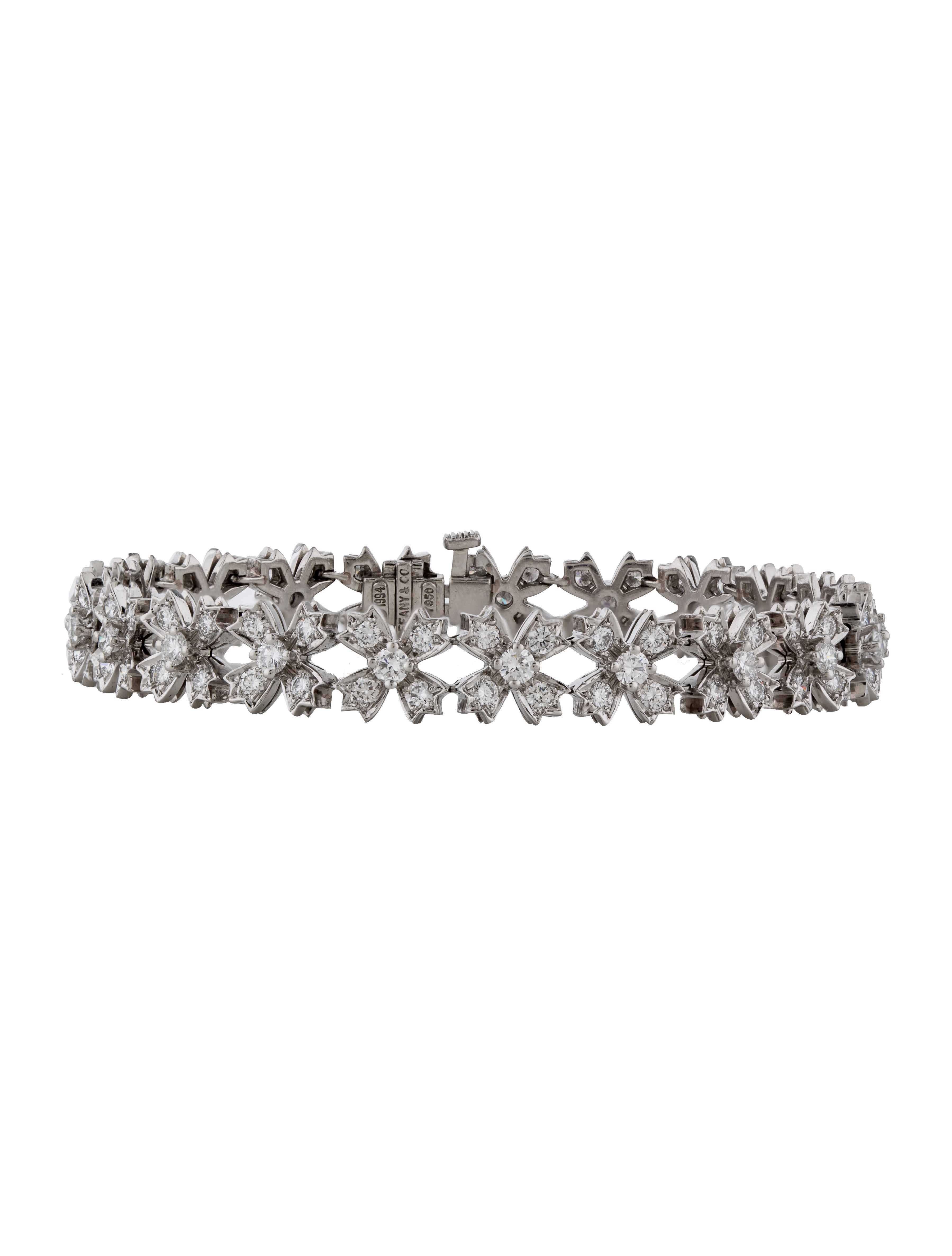 Tiffany & Co. Diamond Tennis Bracelet Bracelets TIF43146 The RealReal