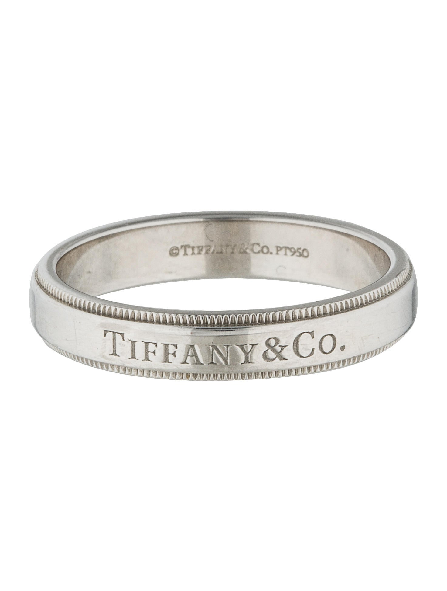 Tiffany & Co. Platinum Band Ring 950 Platinum Band, Rings TIF43178