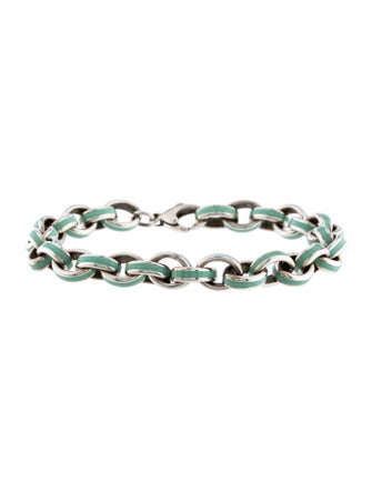 Tiffany & Co. Blue Clasping Link Bracelet