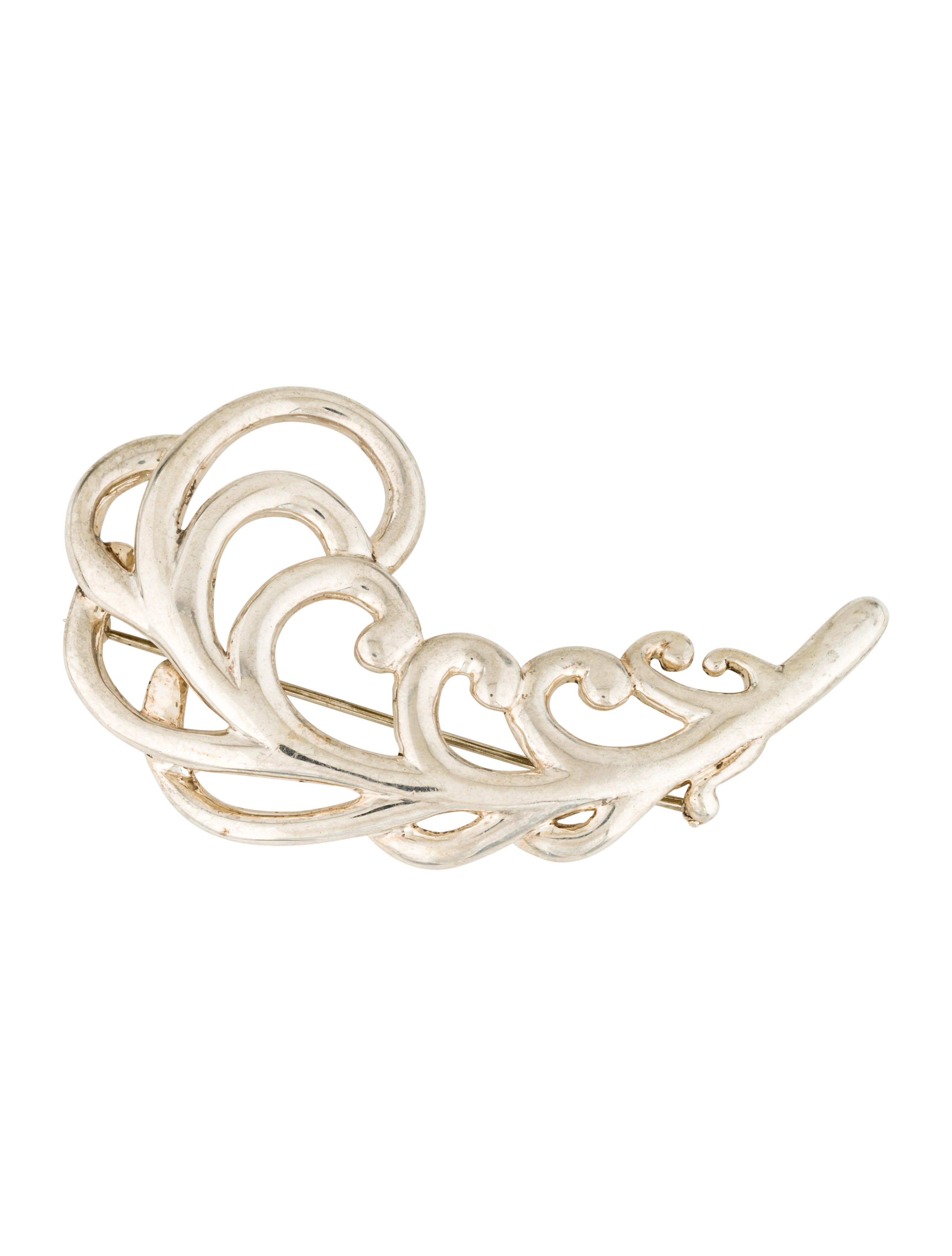 Tiffany & Co. Paloma Picasso Feather Brooch - Sterling