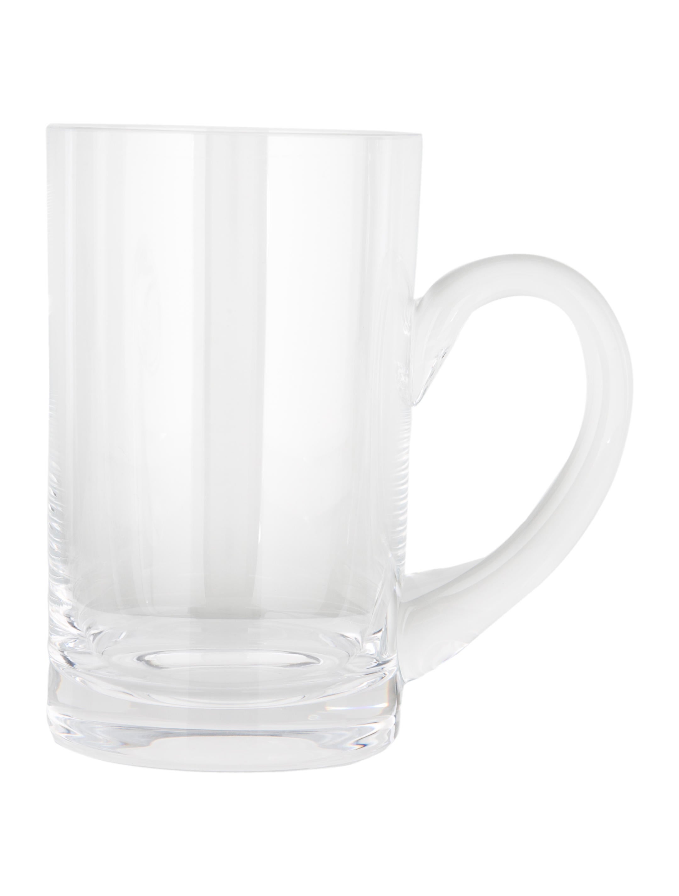 Tiffany & Co. Classic Beer Mugs Clear Drinkware & Barware, Tabletop