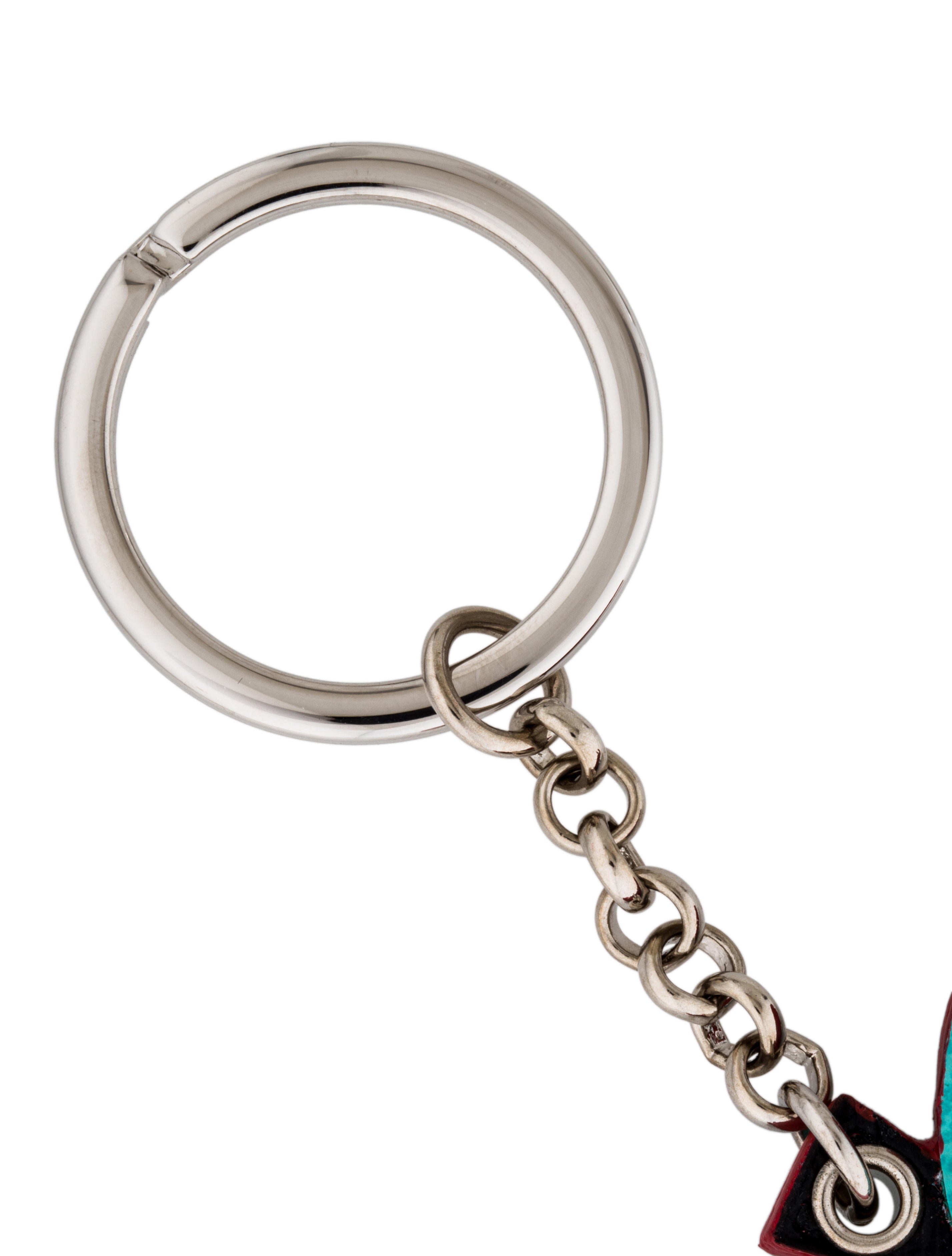 Tiffany & Co. Leather Apple Keychain
