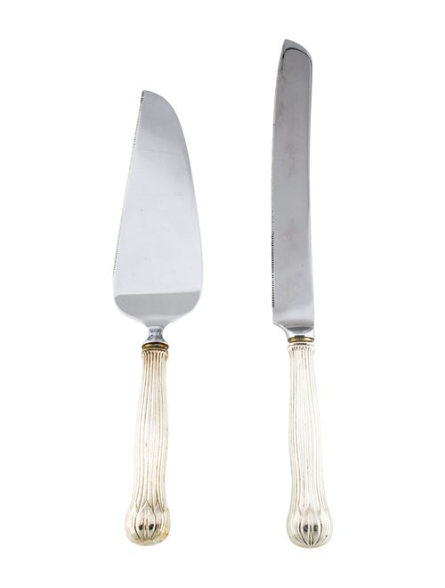 Tiffany & Co. Sterling Silver Cake Knife & Server Tabletop & Kitchen