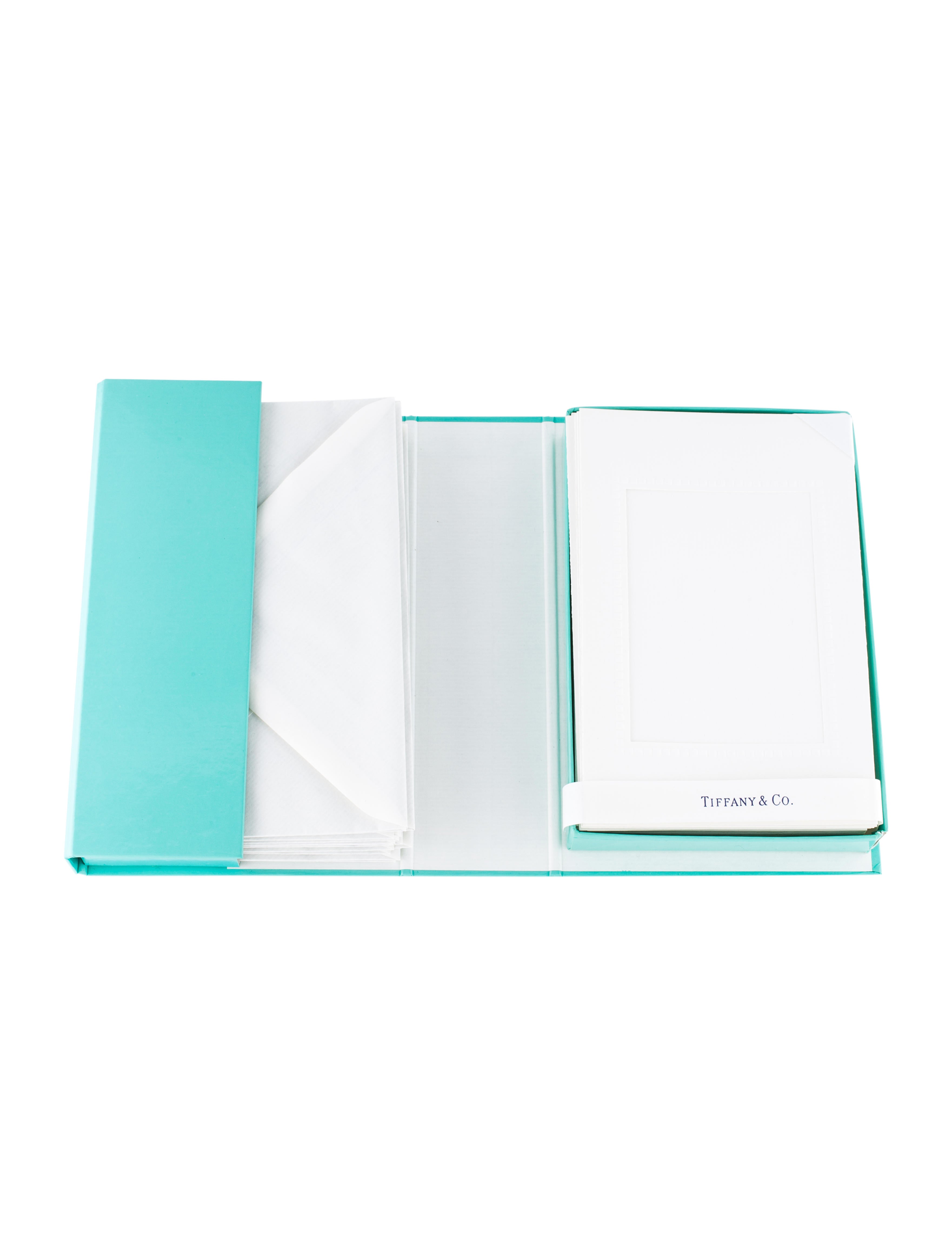 Tiffany & Co. Stationery Set - Blue Books, Stationery & Pens