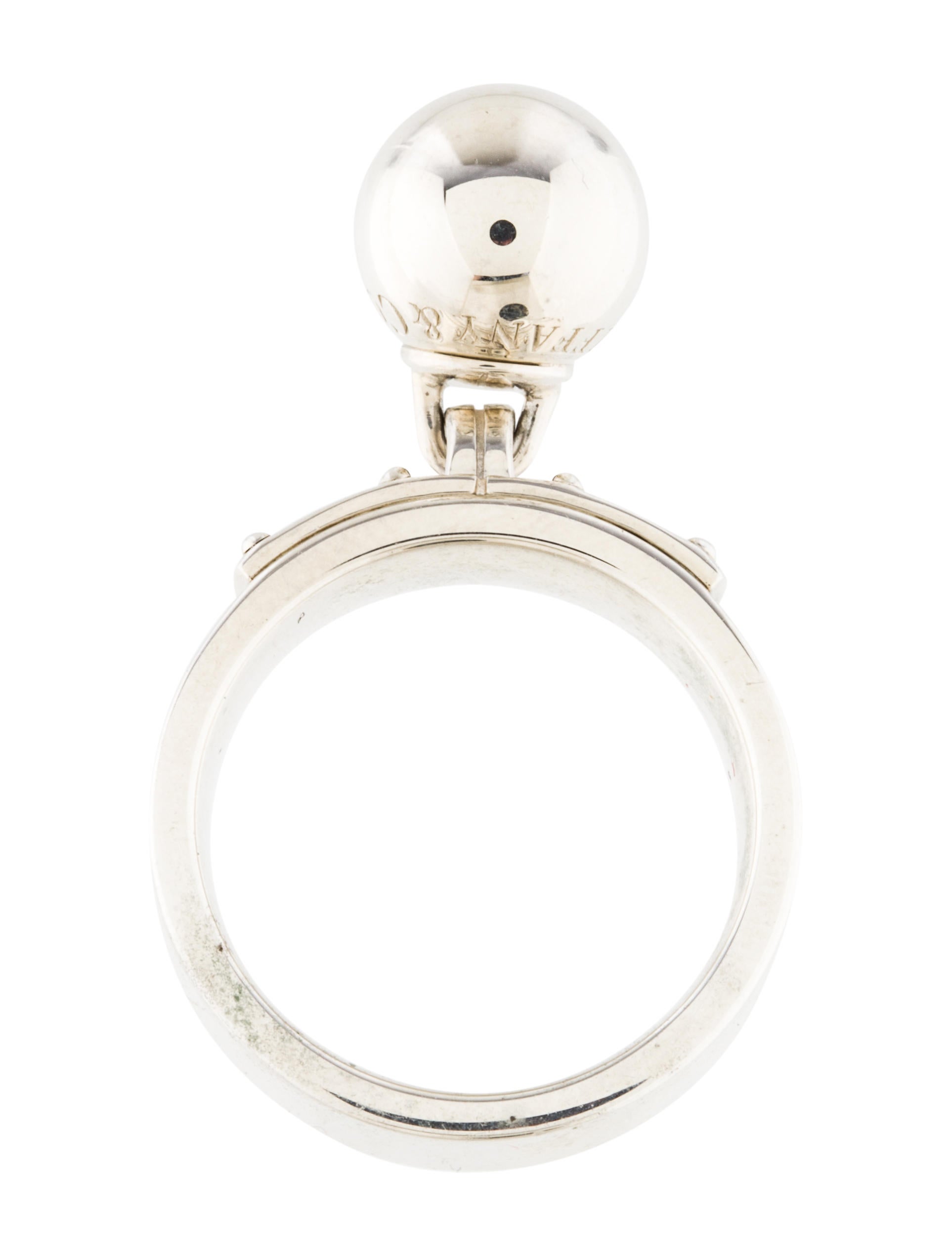 Tiffany & Co. Ball Dangle Ring Rings TIF50406 The RealReal