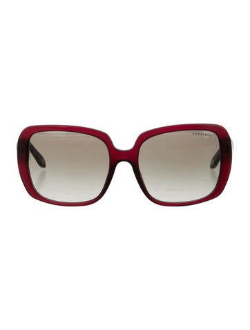 Tiffany & Co. Embellished Square Sunglasses w/ Tags