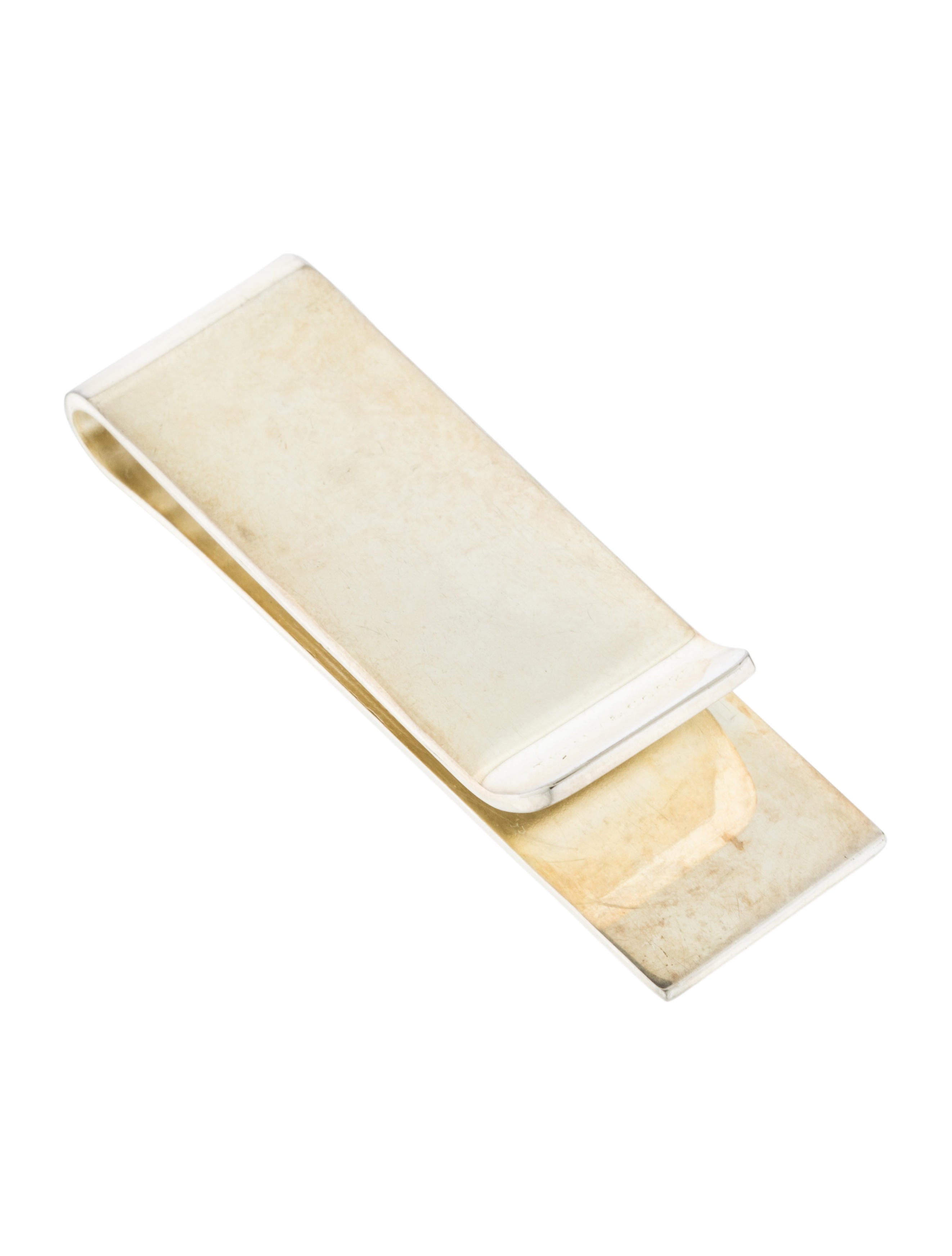 Tiffany & Co. Sterling Money Clip Silver Money Clips, Accessories