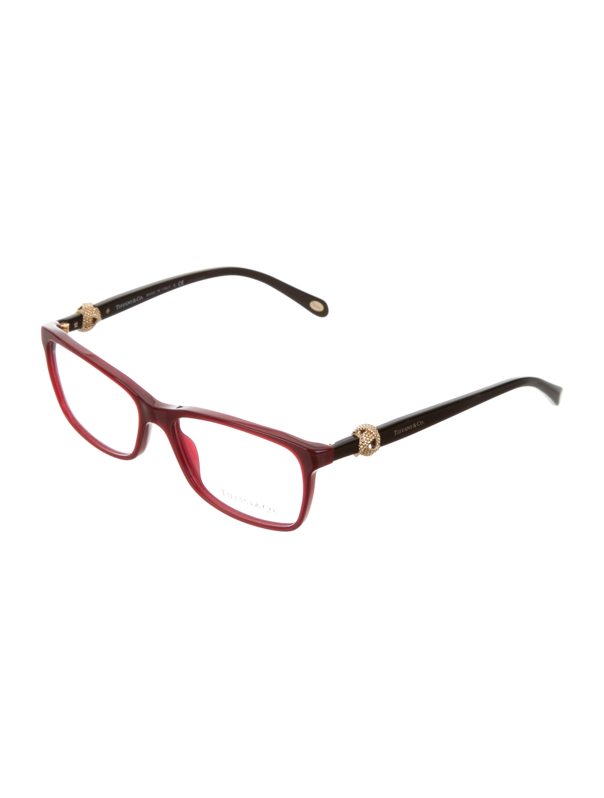 Tiffany & Co. Square Embellished Eyeglasses w/ Tags Accessories