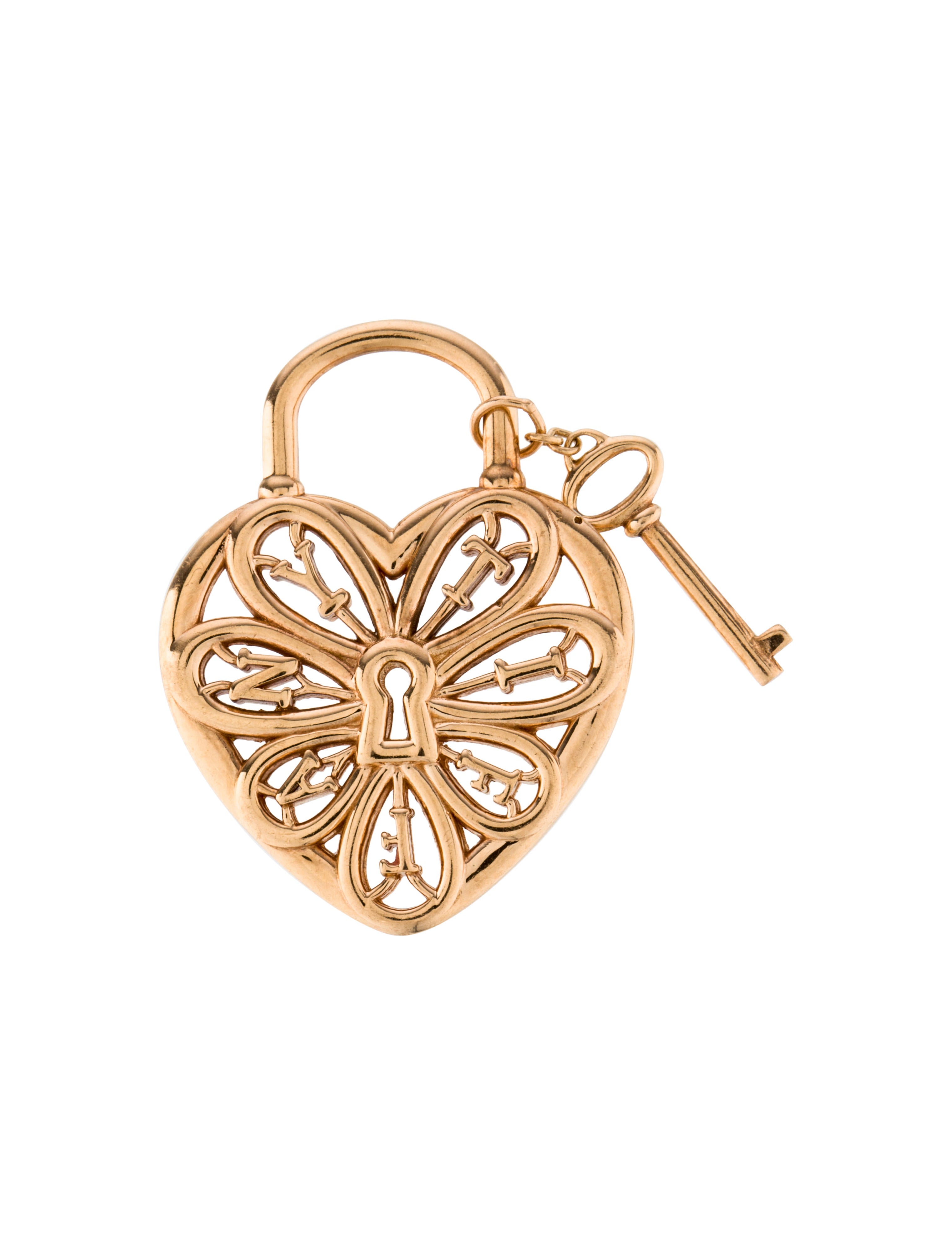 Tiffany & Co. Enchant Padlock Heart Pendant Necklaces TIF52558