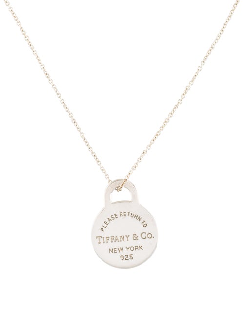Tiffany Co Return To Circle Pendant Necklace - Return To Tiffany Circle Pendant Tiffany Co Return To Circle Pendant Necklace - Return To Tiffany Circle Pendant