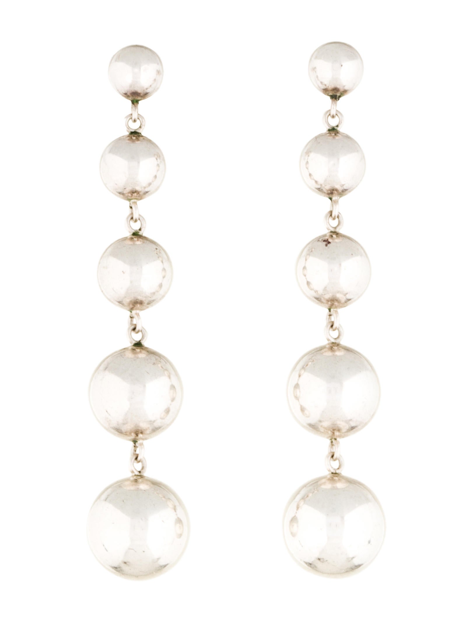Tiffany & Co. Graduated Bead Drop Earrings