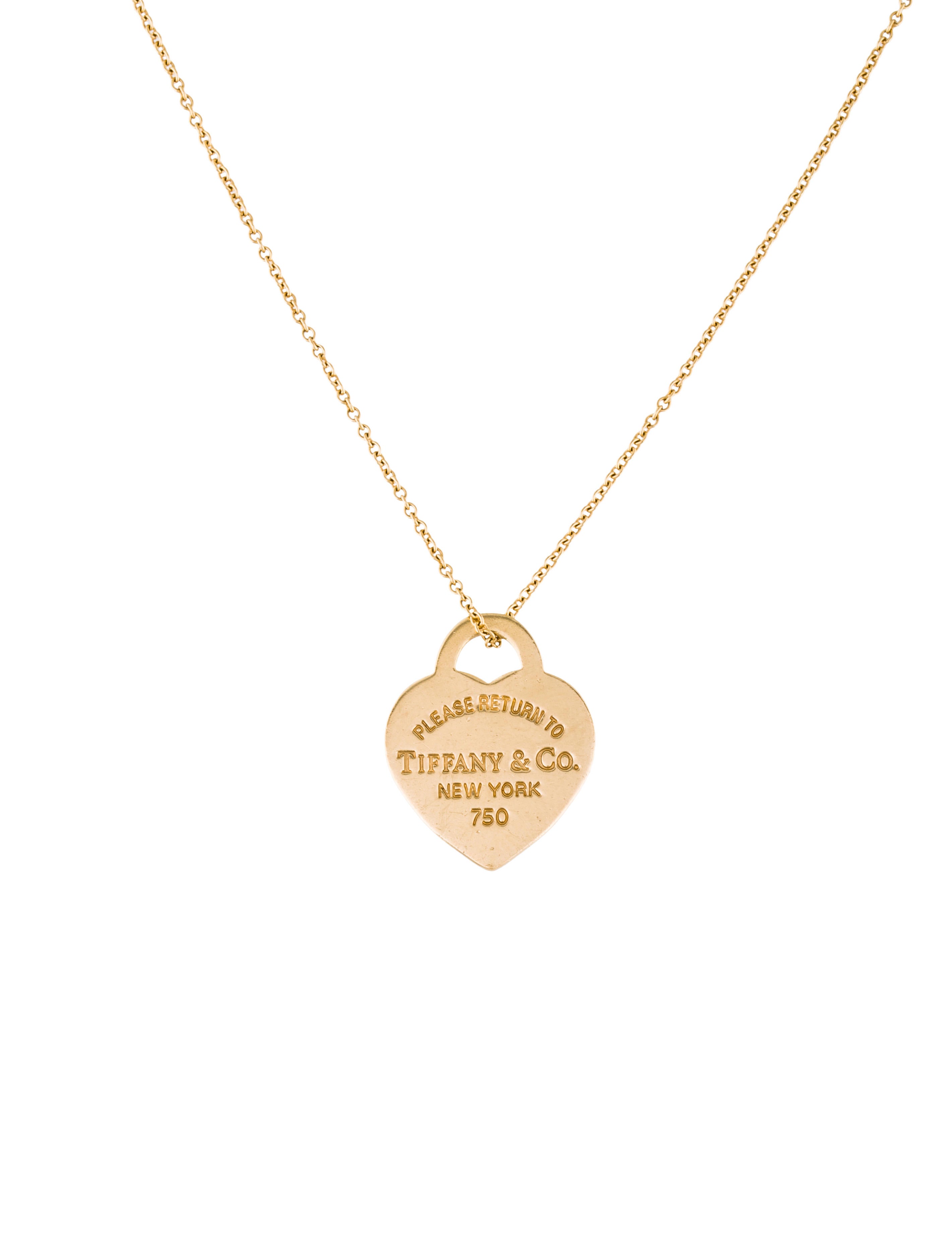 tag necklaces co 18k tag pendant necklace necklaces tif53708 the realreal tag necklaces co 18k tag pendant necklace necklaces tif53708 the realreal