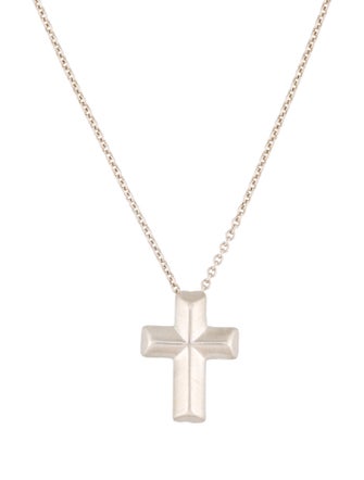 Tiffany & Co. Tenderness Heart Cross Pendant Necklace