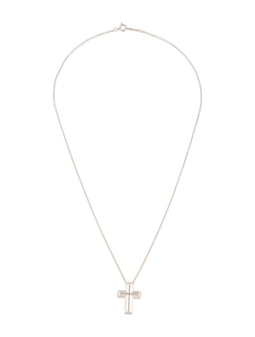 Tiffany & Co. Tenderness Heart Cross Pendant Necklace