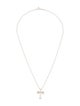 Tiffany & Co. Tenderness Heart Cross Pendant Necklace