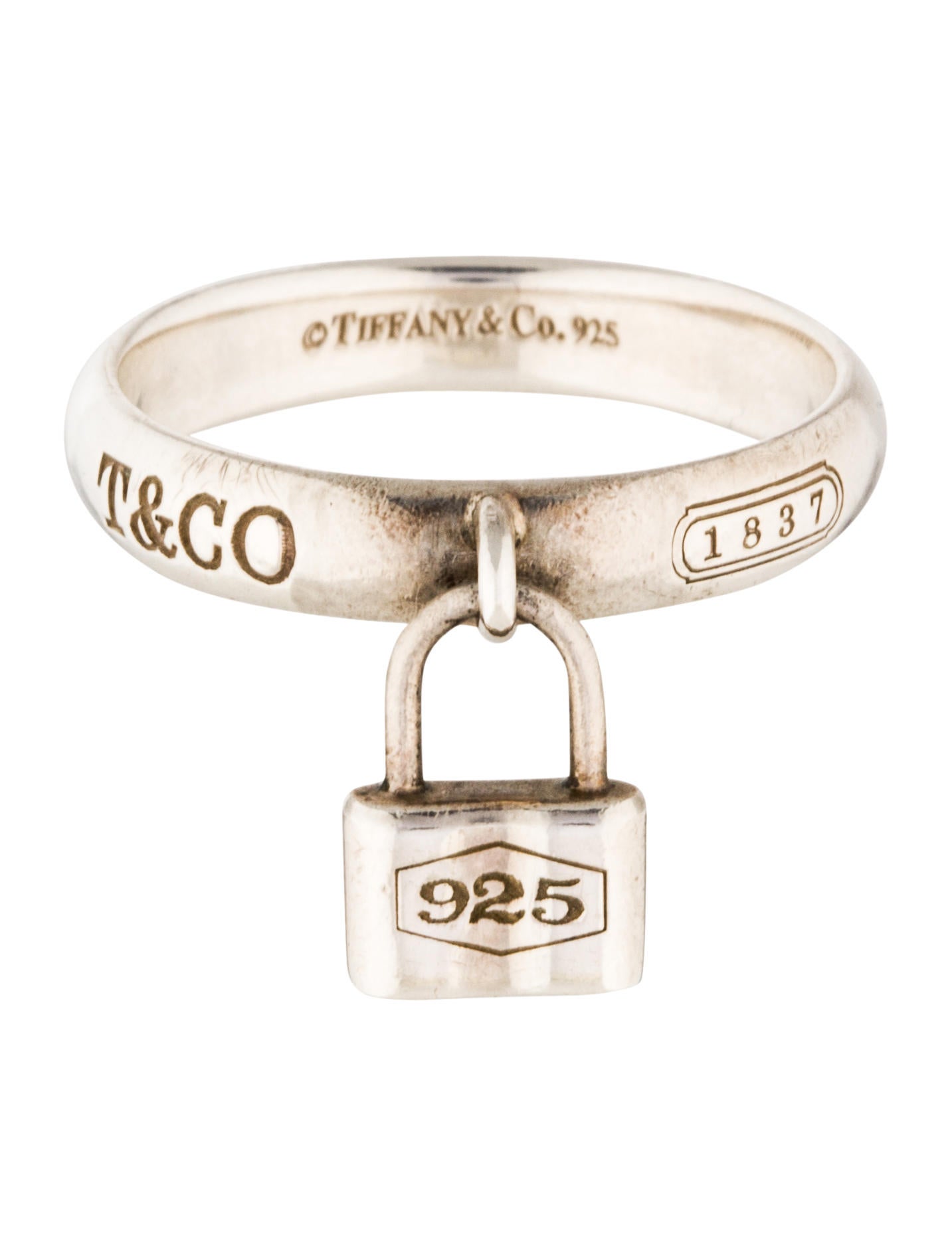 Tiffany & Co. 1837 Lock Ring Rings TIF54027 The RealReal