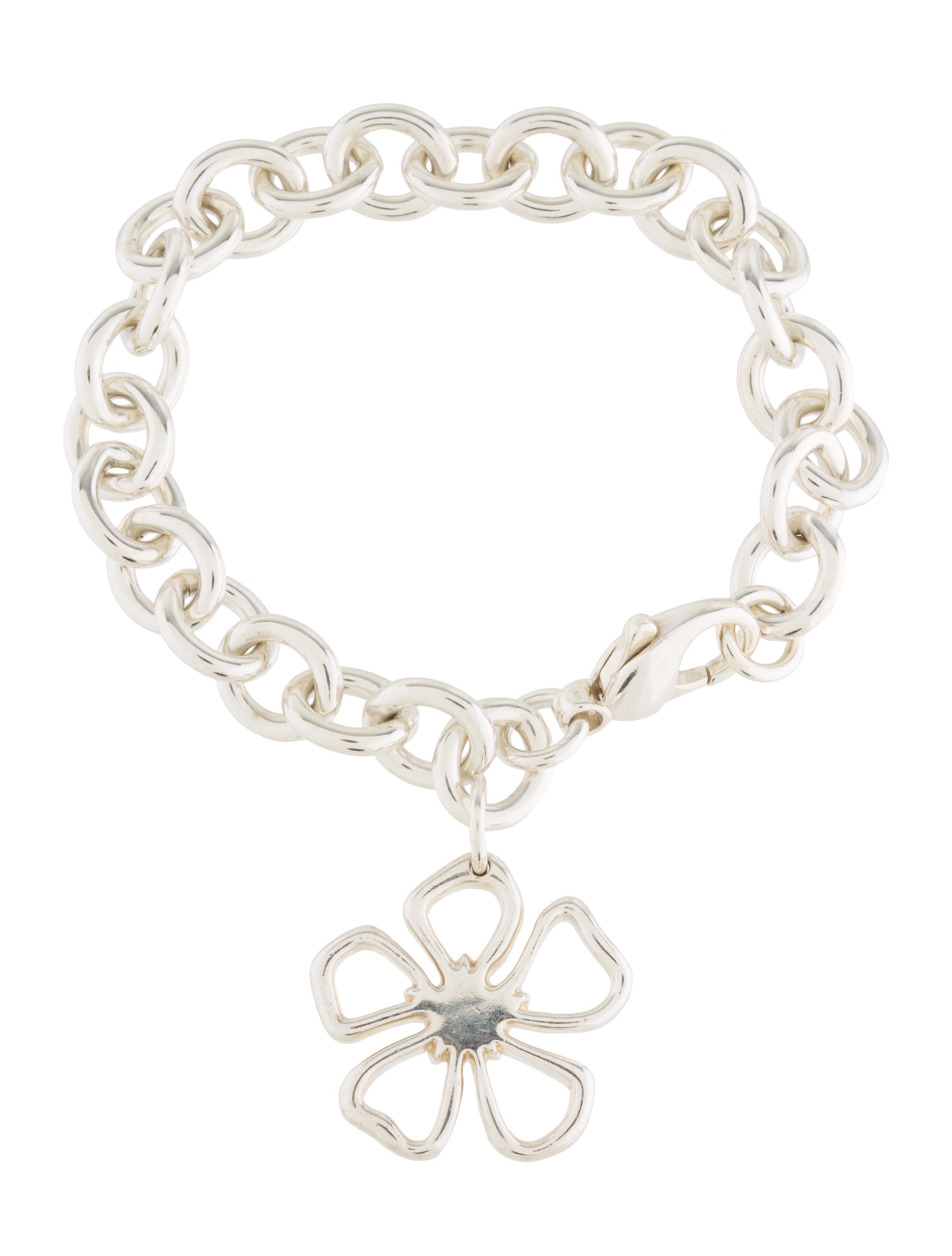 Tiffany & Co. Flower Charm Bracelet
