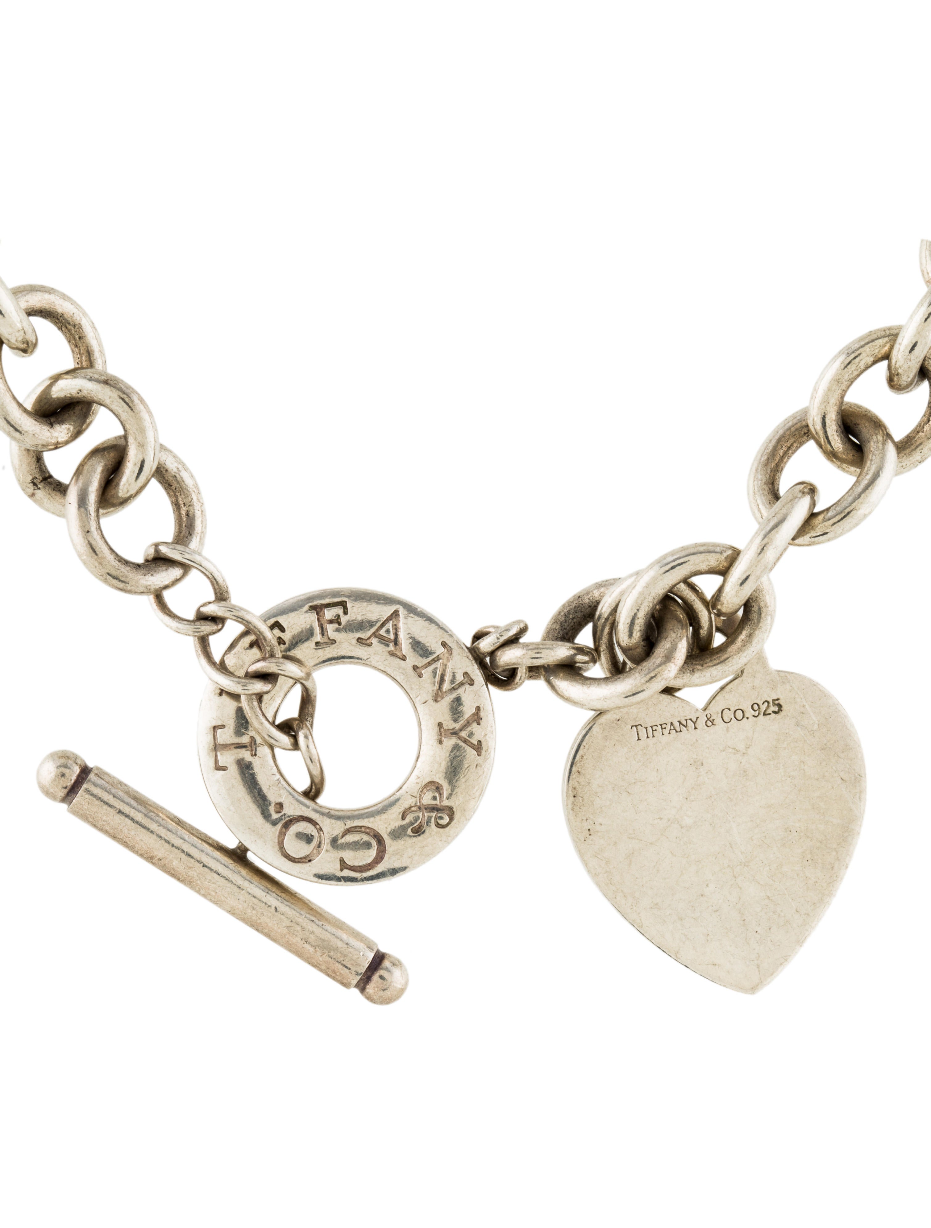 Tiffany & Co. Heart Tag Toggle Necklace Necklaces TIF54768 The